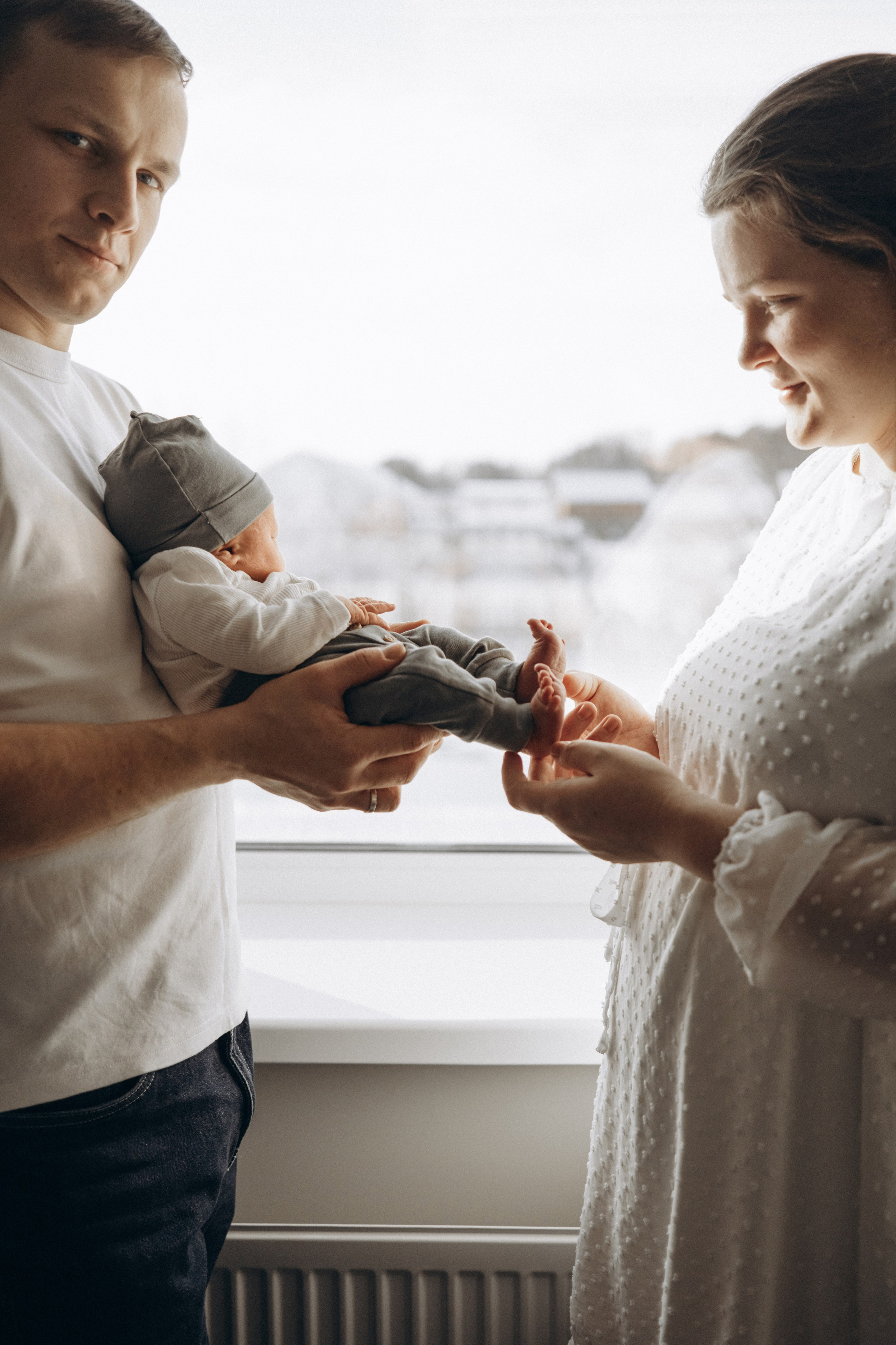 Выписка Тони, Саши и Гаврюши. Семейный и детский фотограф в Санкт-Петербурге