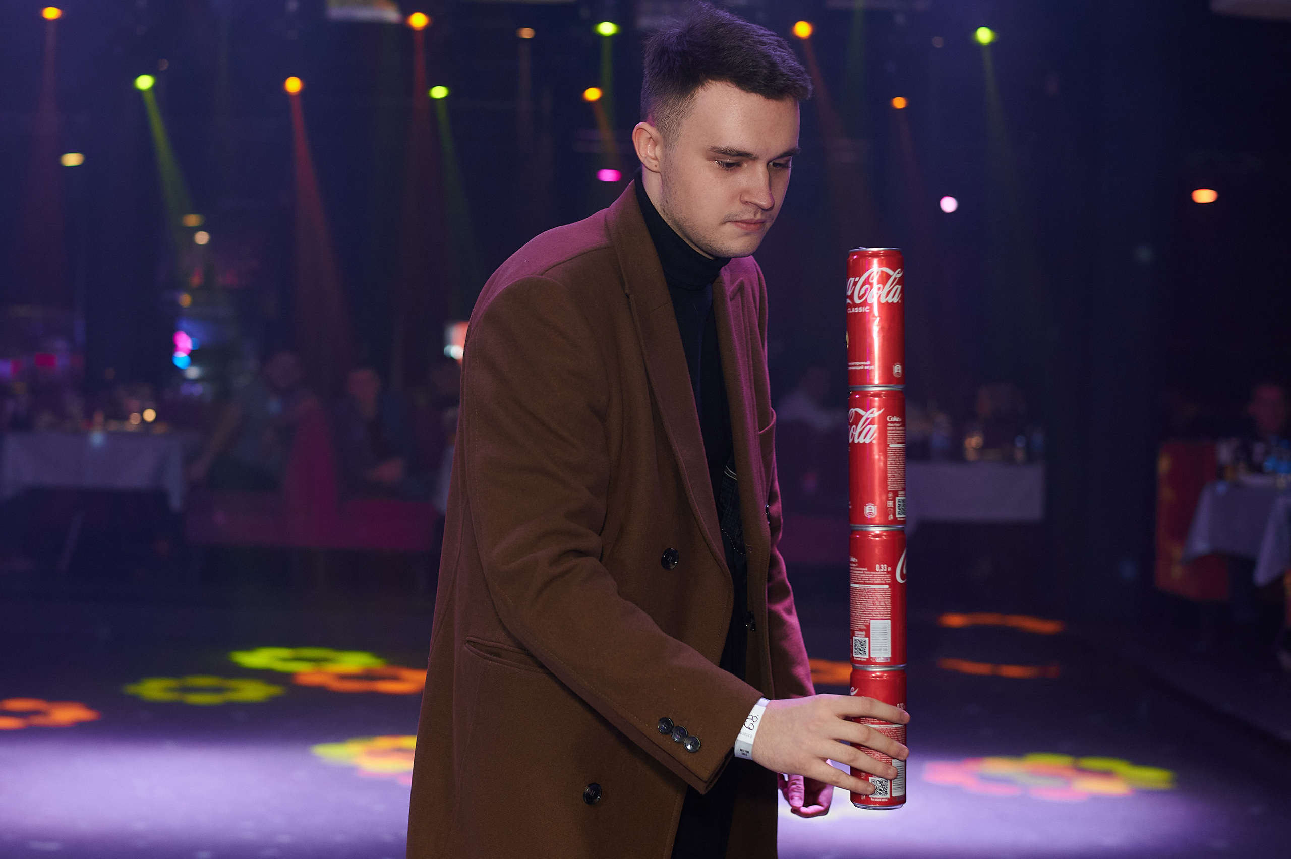 Репортажная съёмка корпоратива в ночном клубе