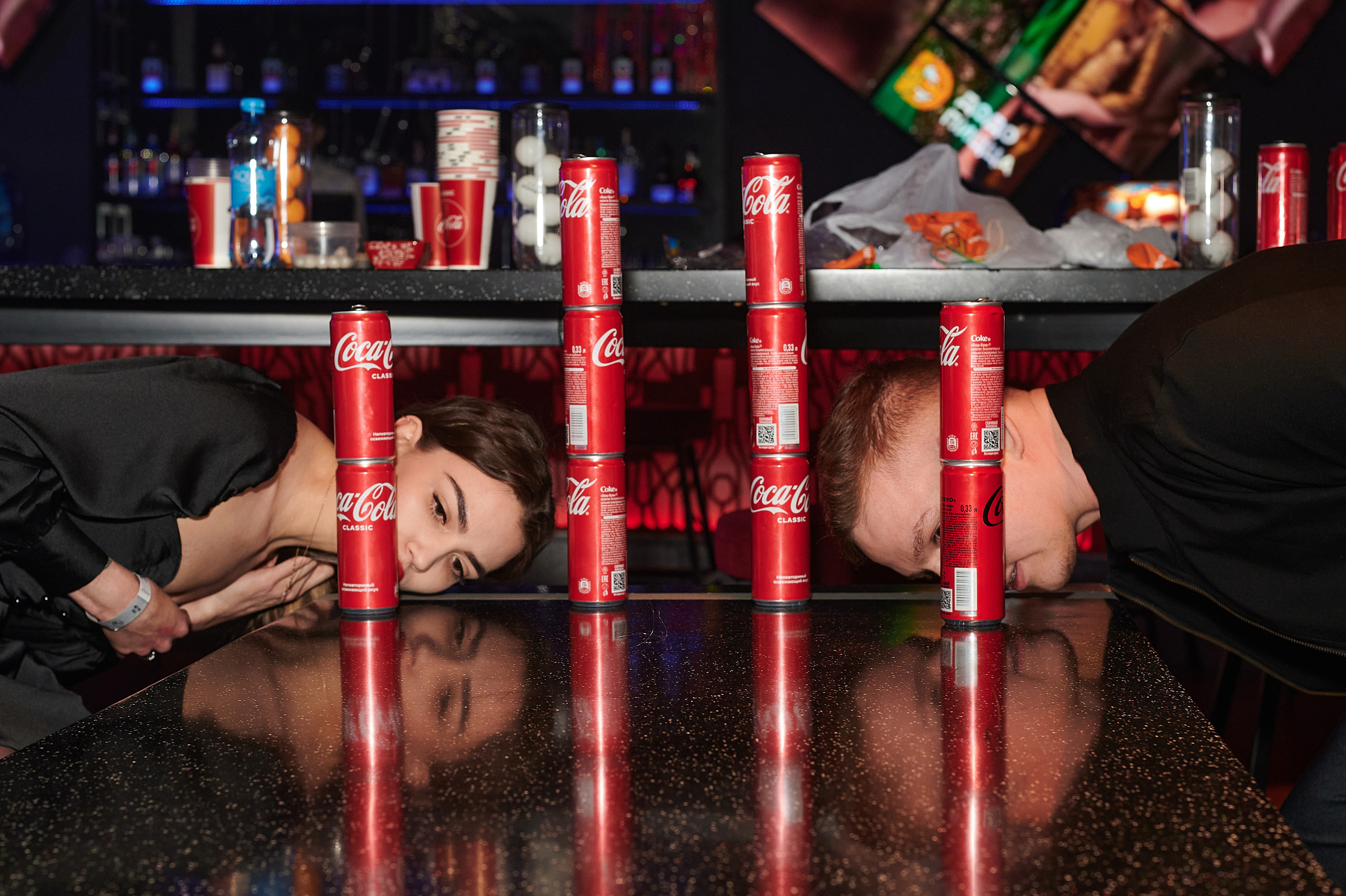 Репортажная съёмка корпоратива в ночном клубе