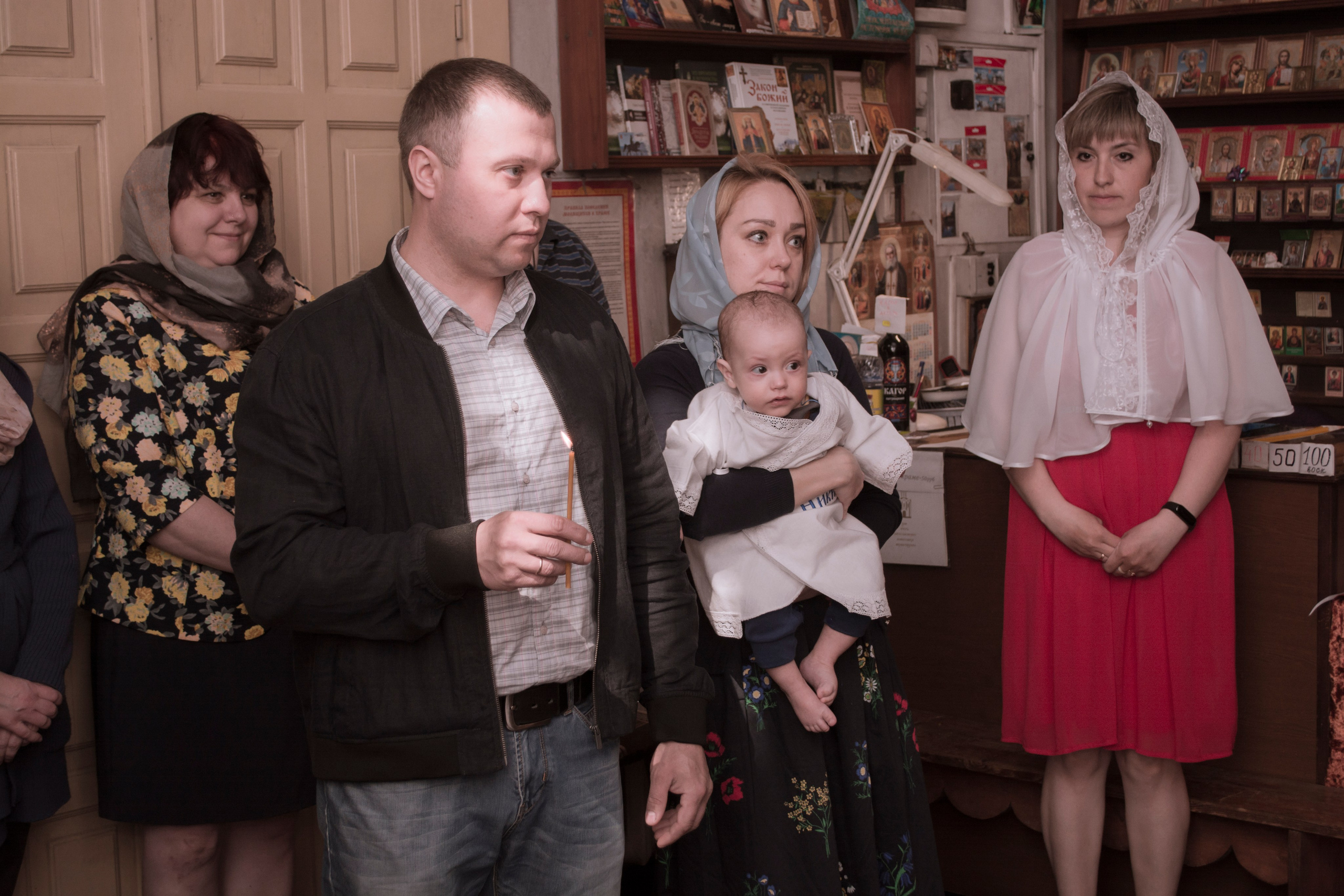 Крещение Никиты в храме Михаила Тверского г. Тверь. Фотограф Евгений Егоров