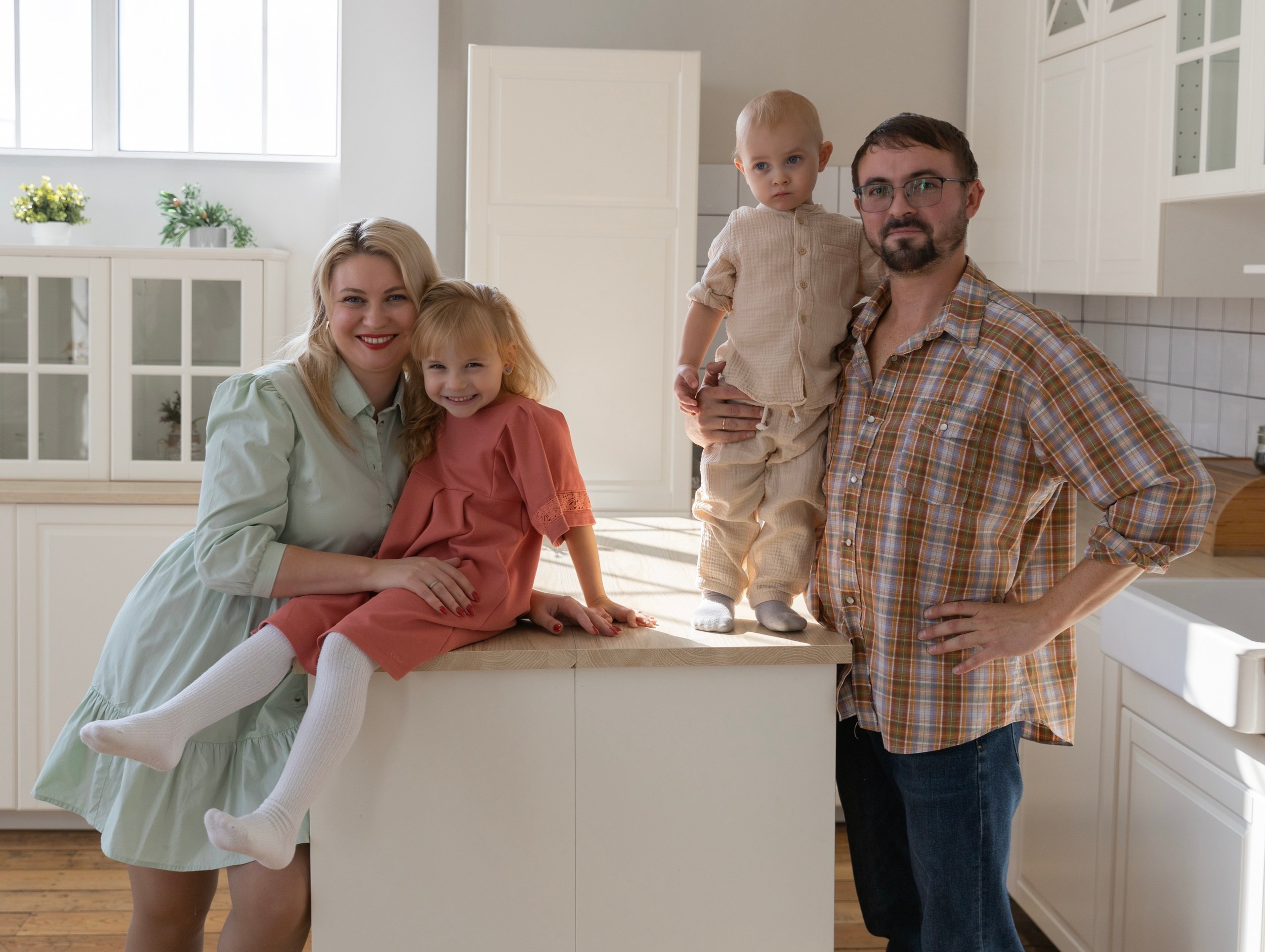 Наталья, Михаил и детки. Репортажный фотограф в Новосибирске Алена Помазунова