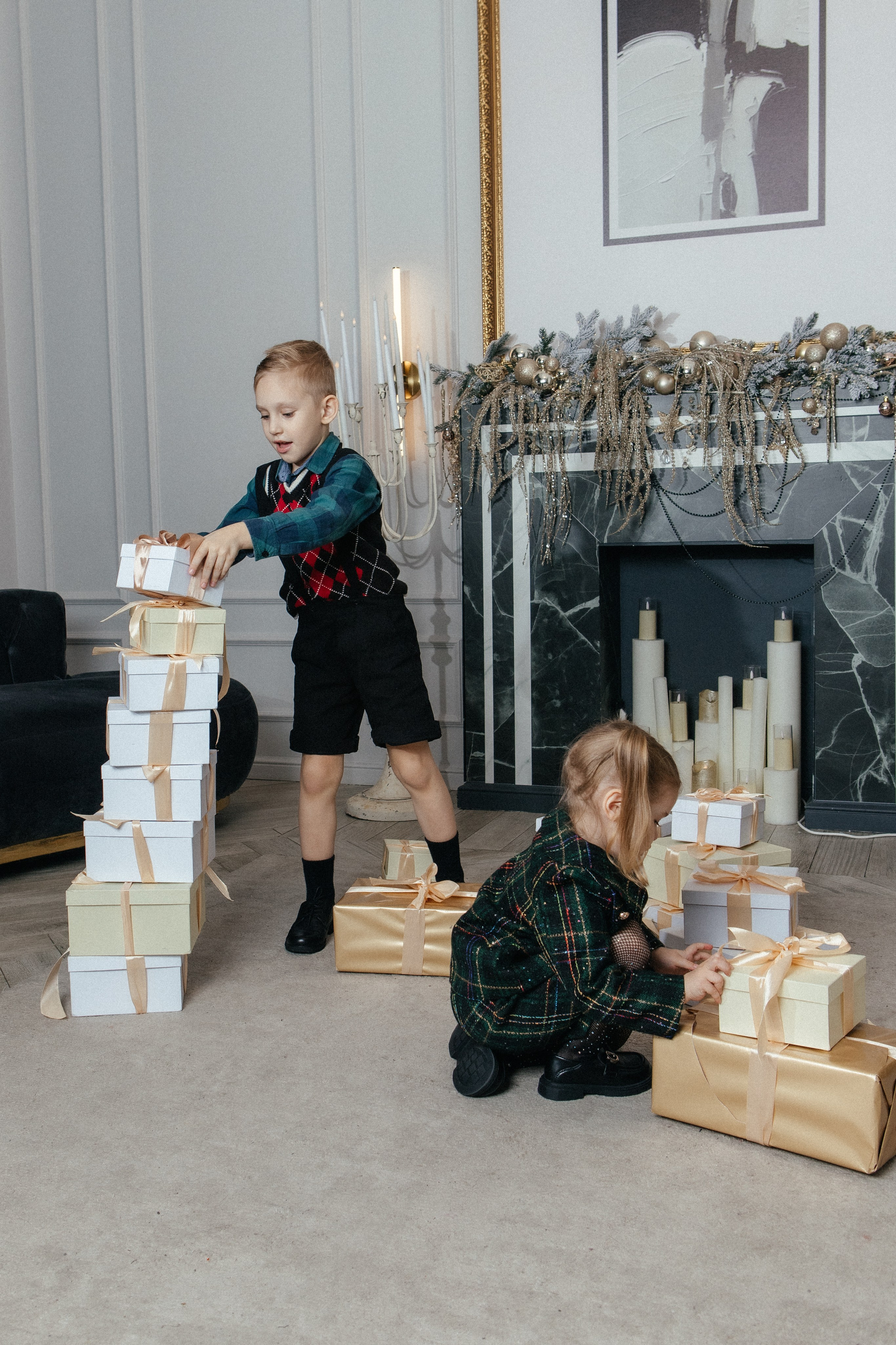 Новогодняя семейная фотосессия. Фотограф в Москве Серегина Екатерина