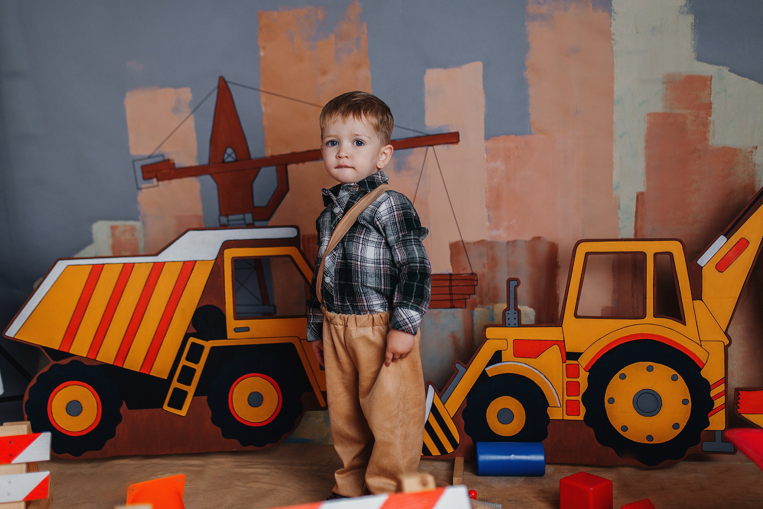 Фотосессия в стиле стройка