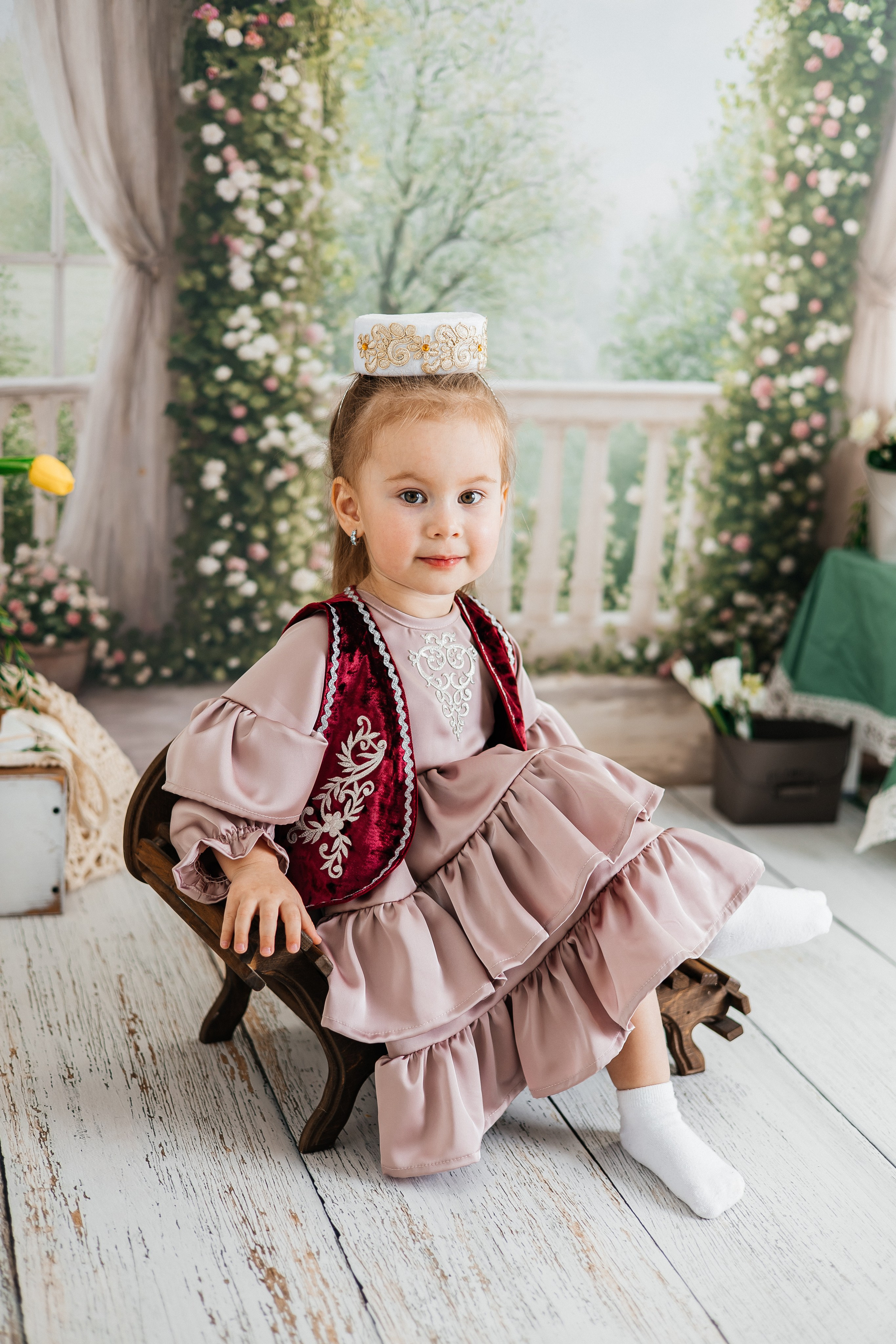 Красота костюма «татарский». Фотограф новорождённых Екатерина Боброва. Ульяновск