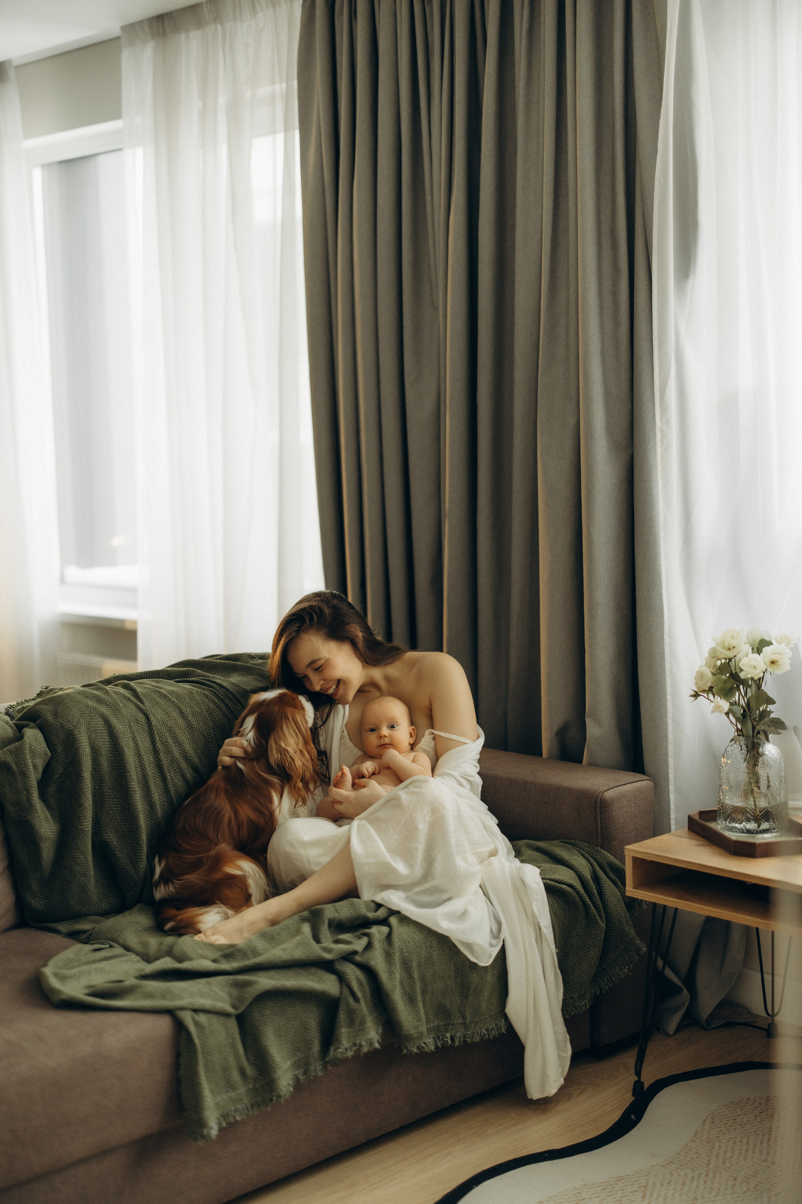 Аня, Ефим, Лимон. Семейный фотограф Оля Гладченко