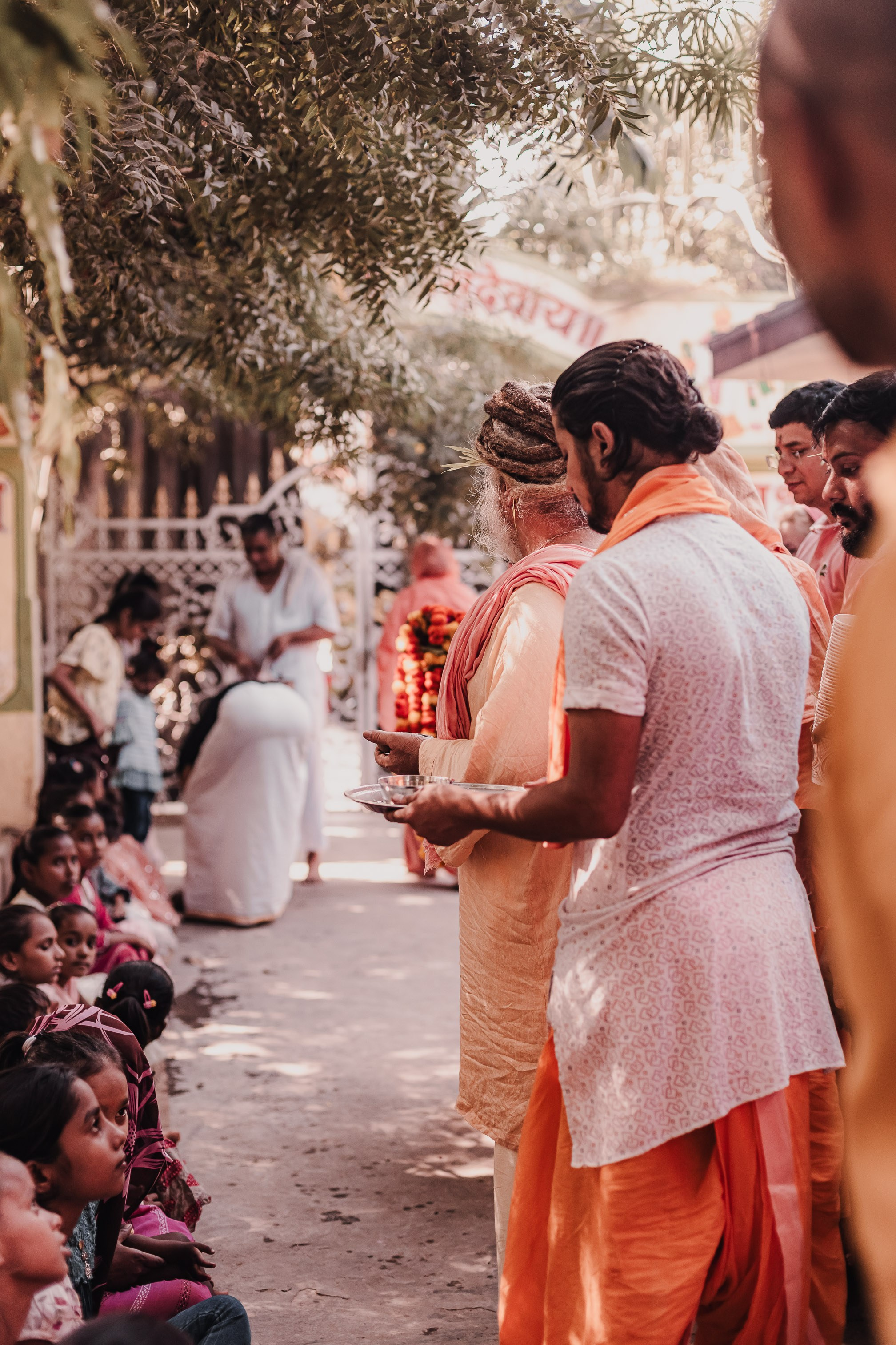Navaratri yajna at Devraha Baba Ji ashram. Мариам Багдасарян