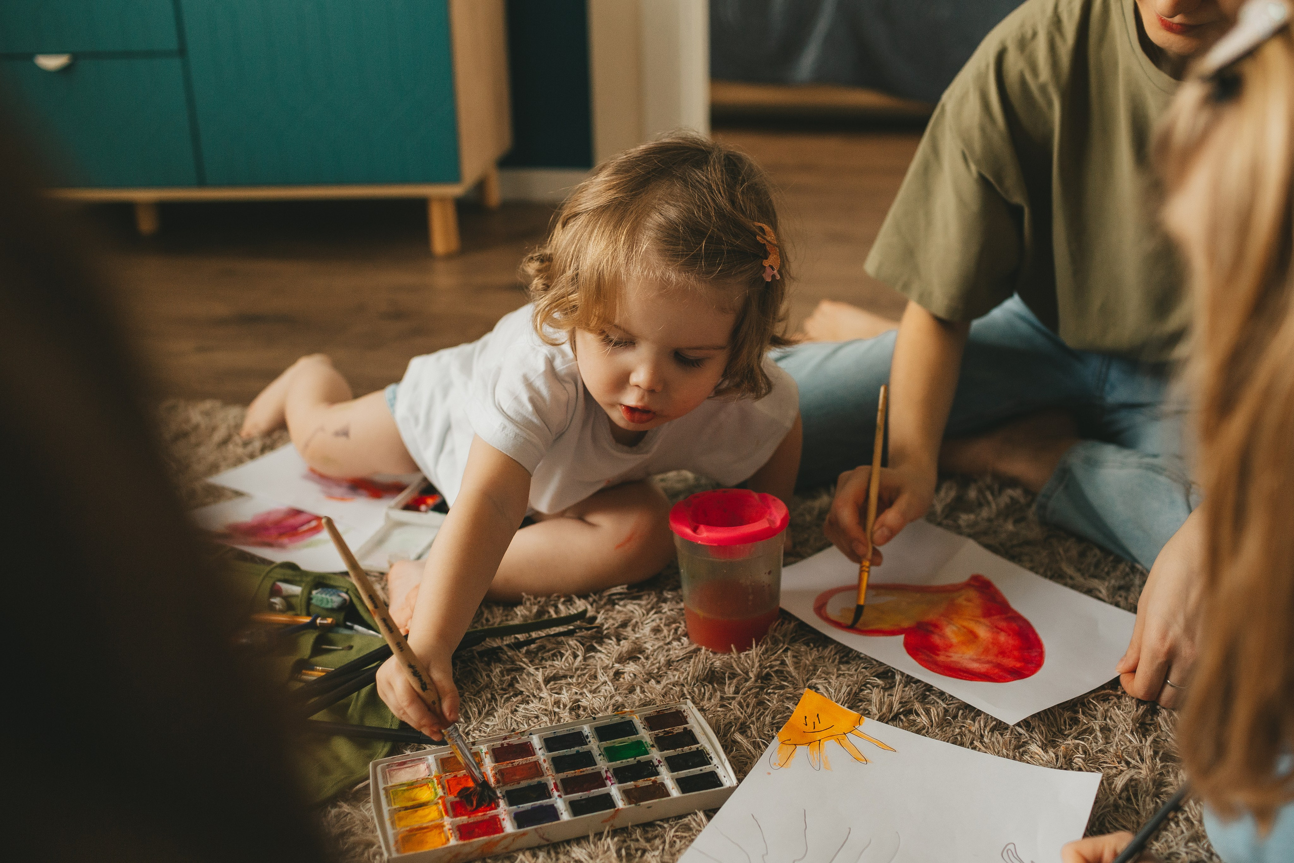 Семья Пети и Алёны (домашняя фотосессия). Семейный и детский фотограф и видеограф в Москве, Дрокина Наталья