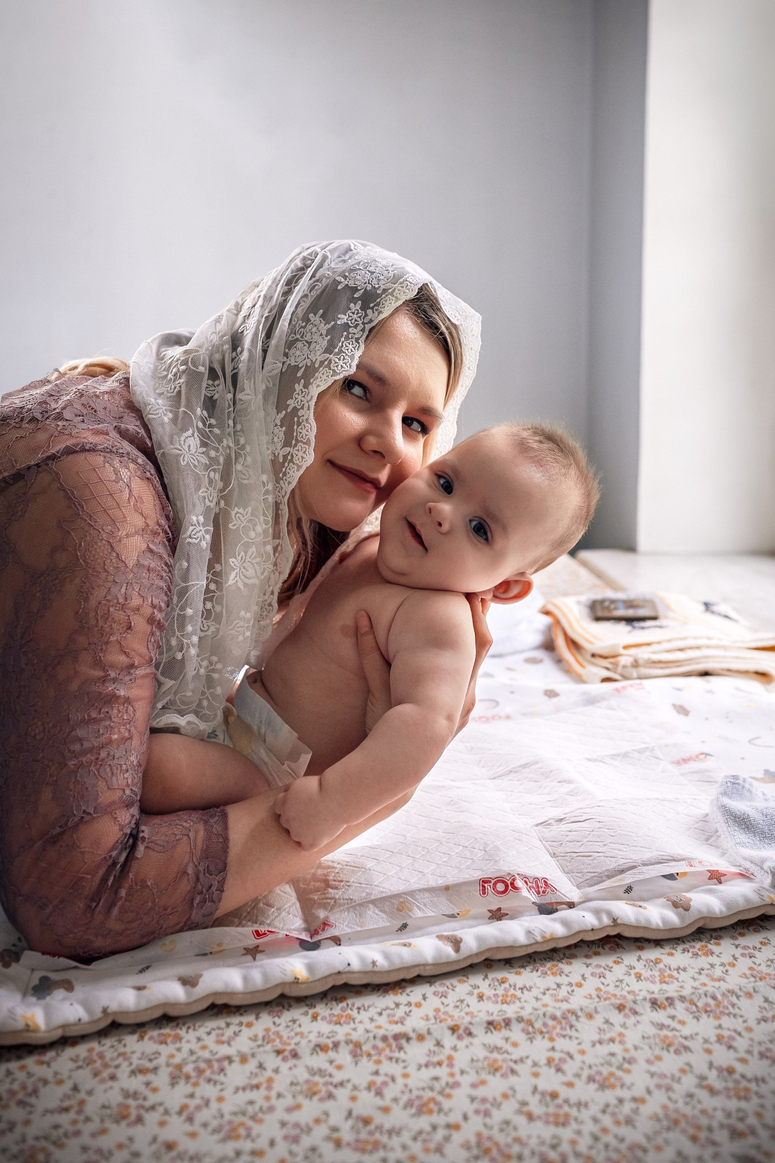 Крещение в Храме Влахернской иконы Божией Матери в Кузьминках. Профессиональный фотограф в Москве и Мо Мария Шантарёва