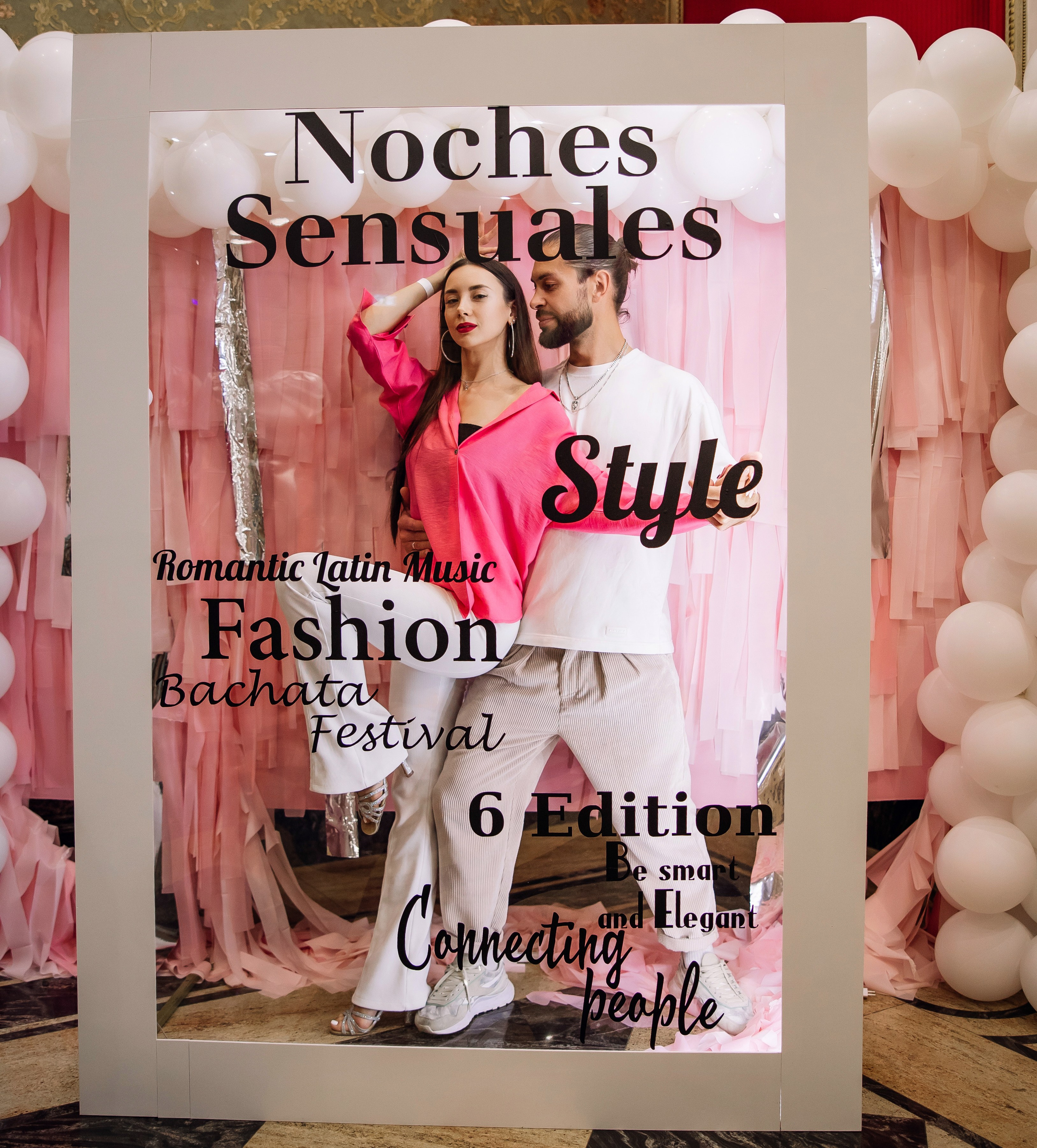  Съёмка на фотозоне на танцевальном фестивале бачаты "Noches sensuales"  