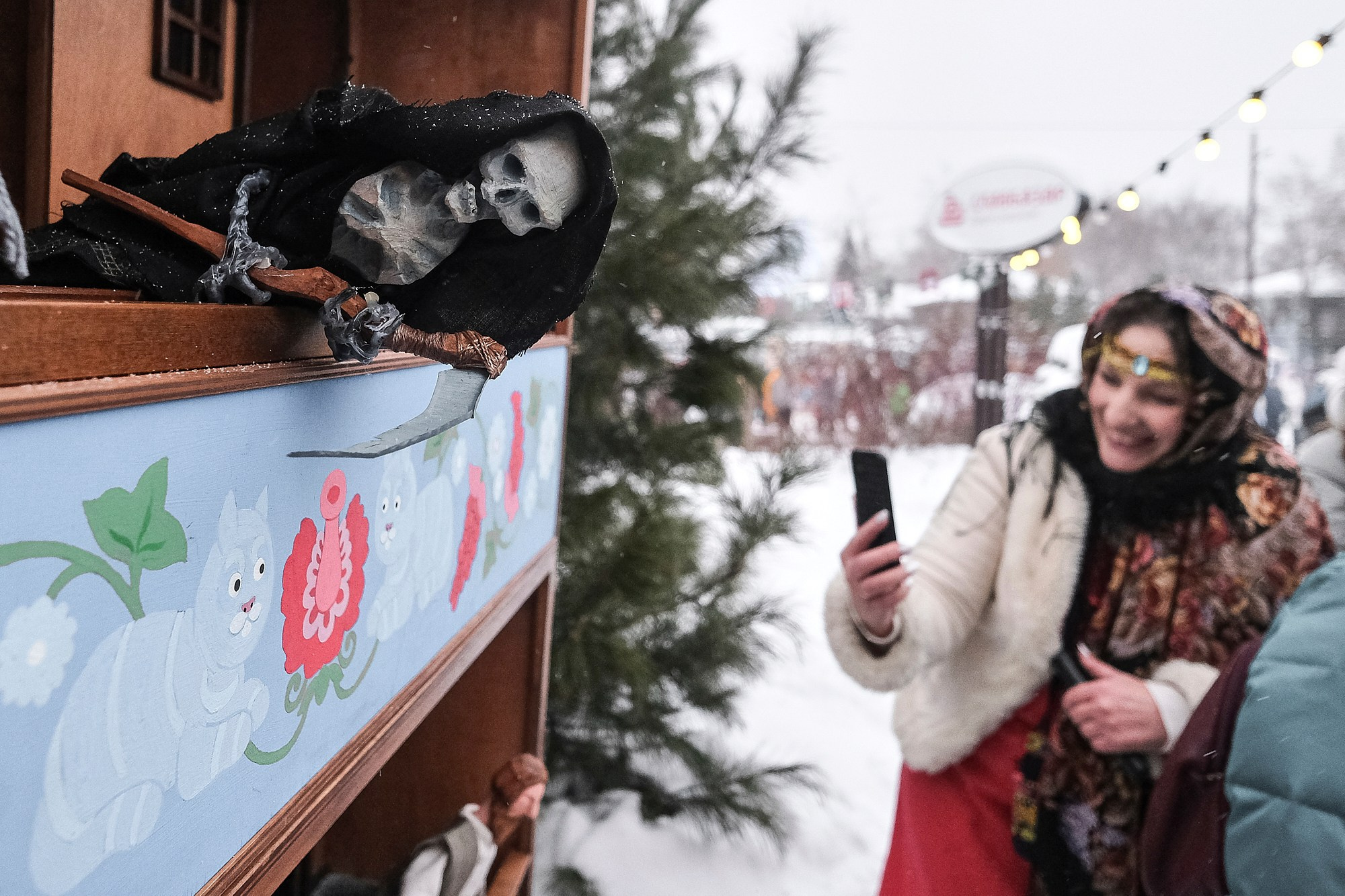 Никита Гольцов фотограф; Колядки; Колядование; Рождество; Репортажный фотограф в Томске;