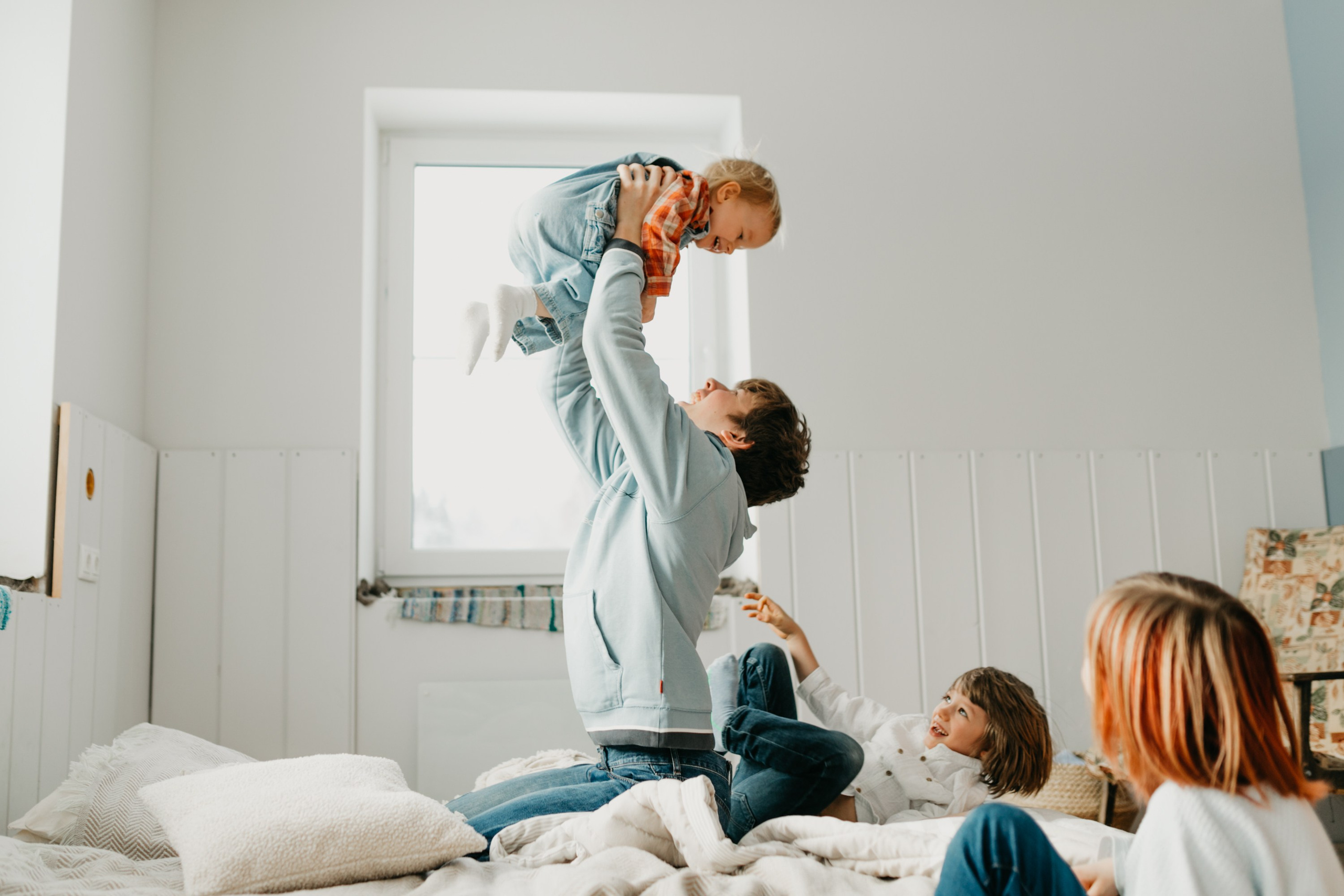 Рождественская Новогодняя Семейная Фотосессия дома. Семейный фотограф Маша Тимофеева | Москва