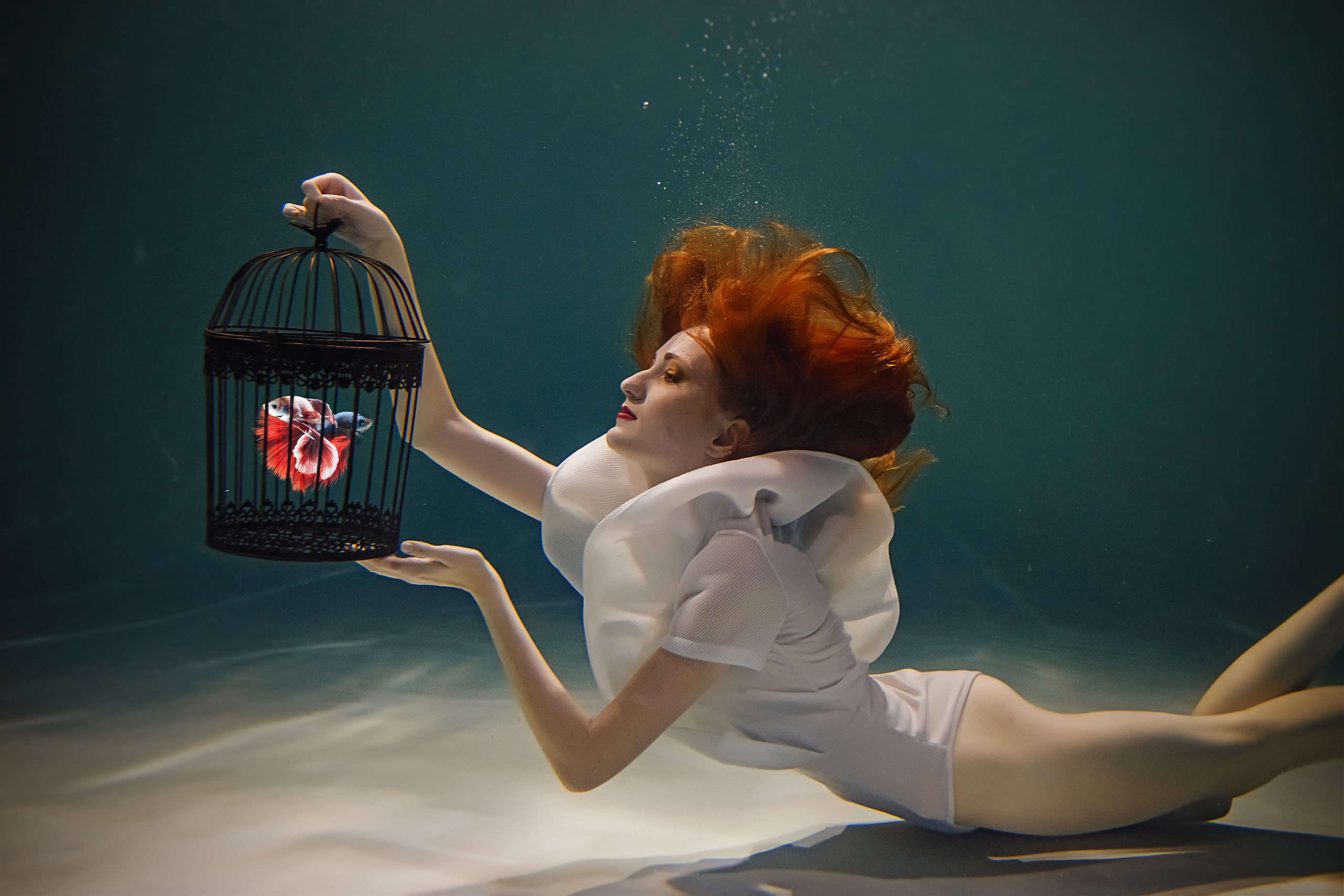 Подводная фотосессия. Портретный и семейный фотограф в Москве Ольга Туровцева