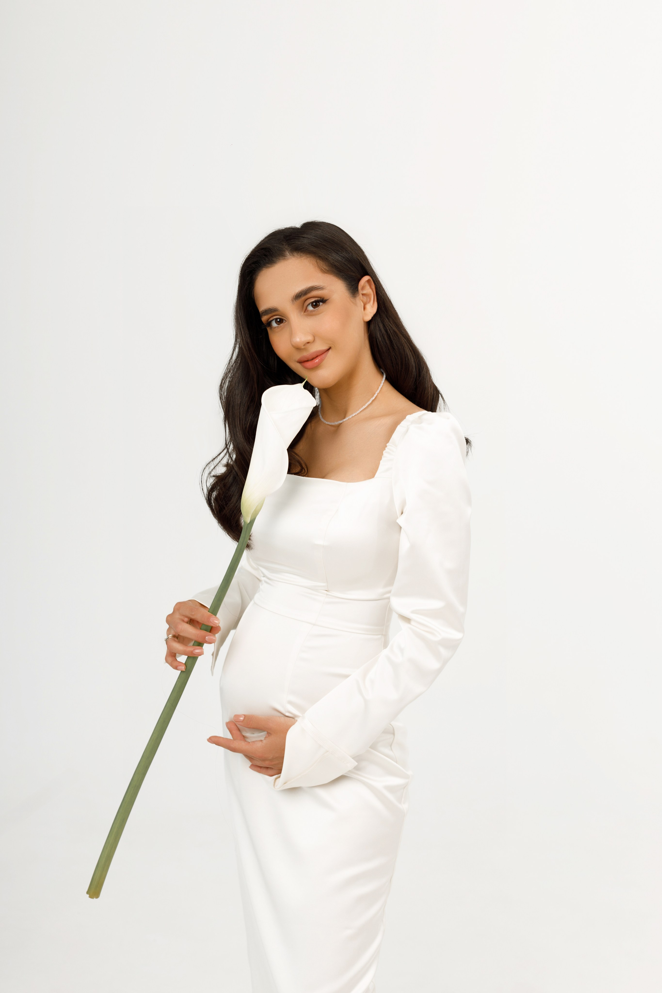 Фотосессия в ожидании в студии. Свадебный и семейный фотограф в Ставрополе Попова Дарья