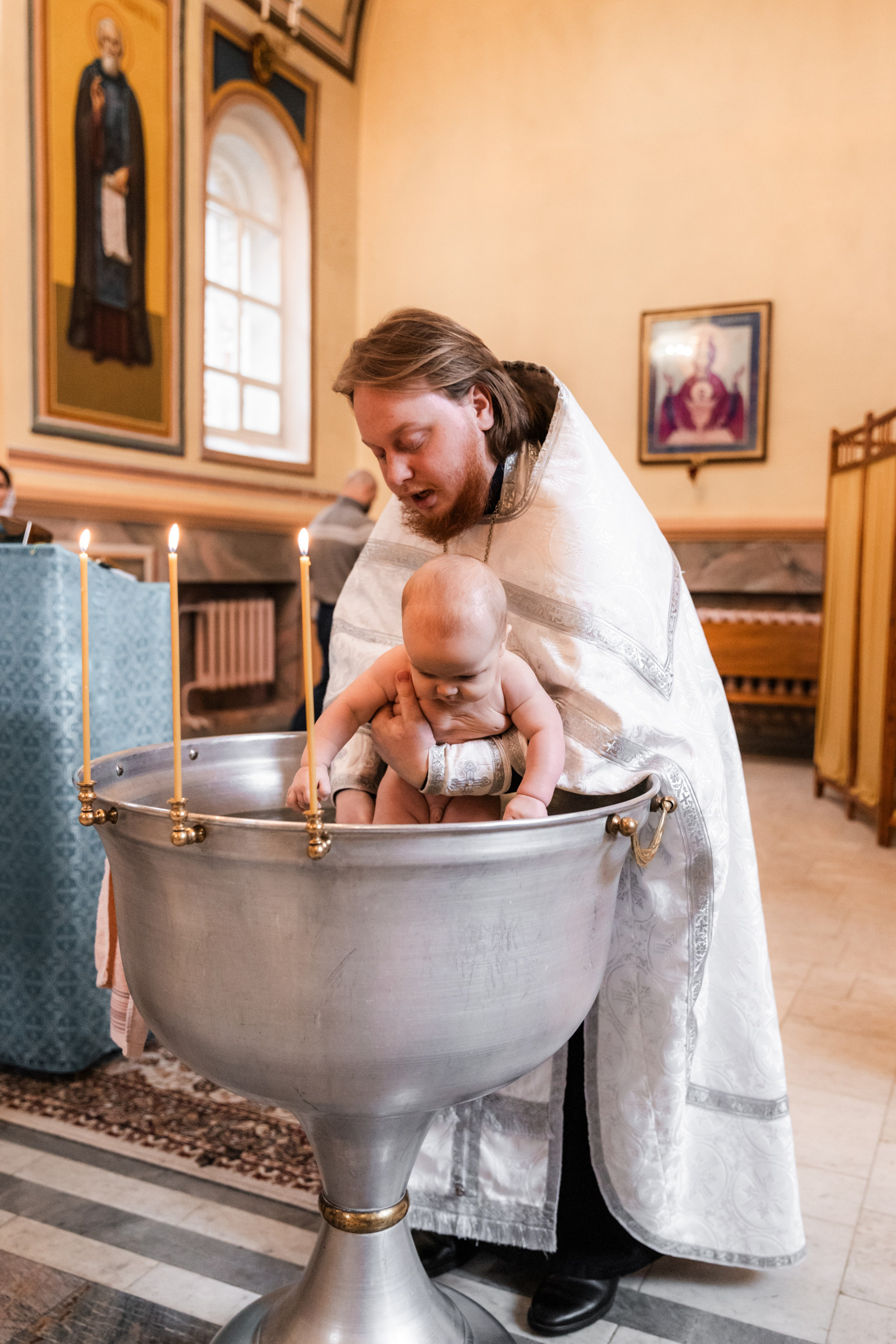Крещение Андрея. Семейный фотограф документалист в Пензе Лопатинская Татья