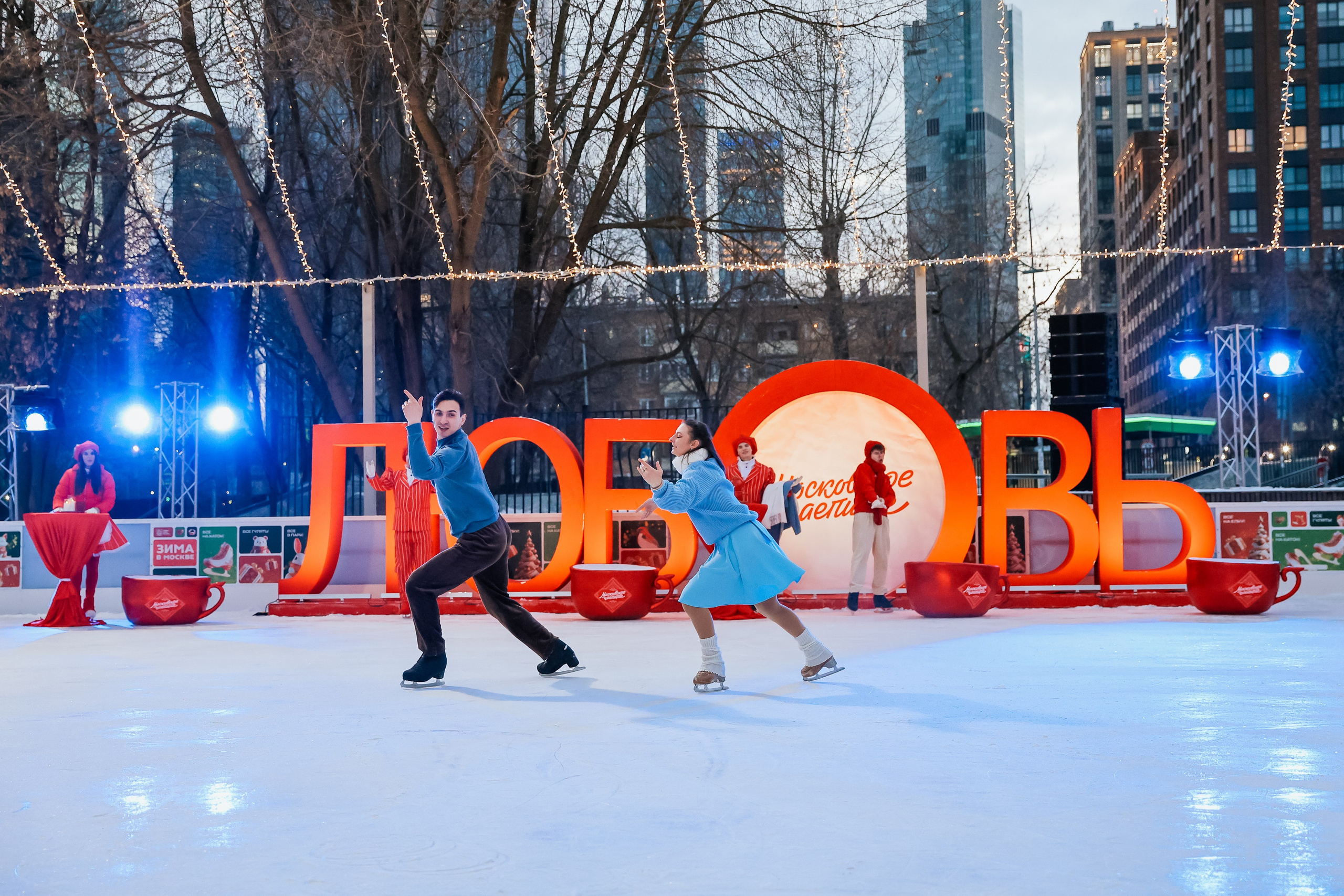 Ледовое шоу Сити каток Московское Чаепитие. Фотограф и видеограф Анна Домашенко