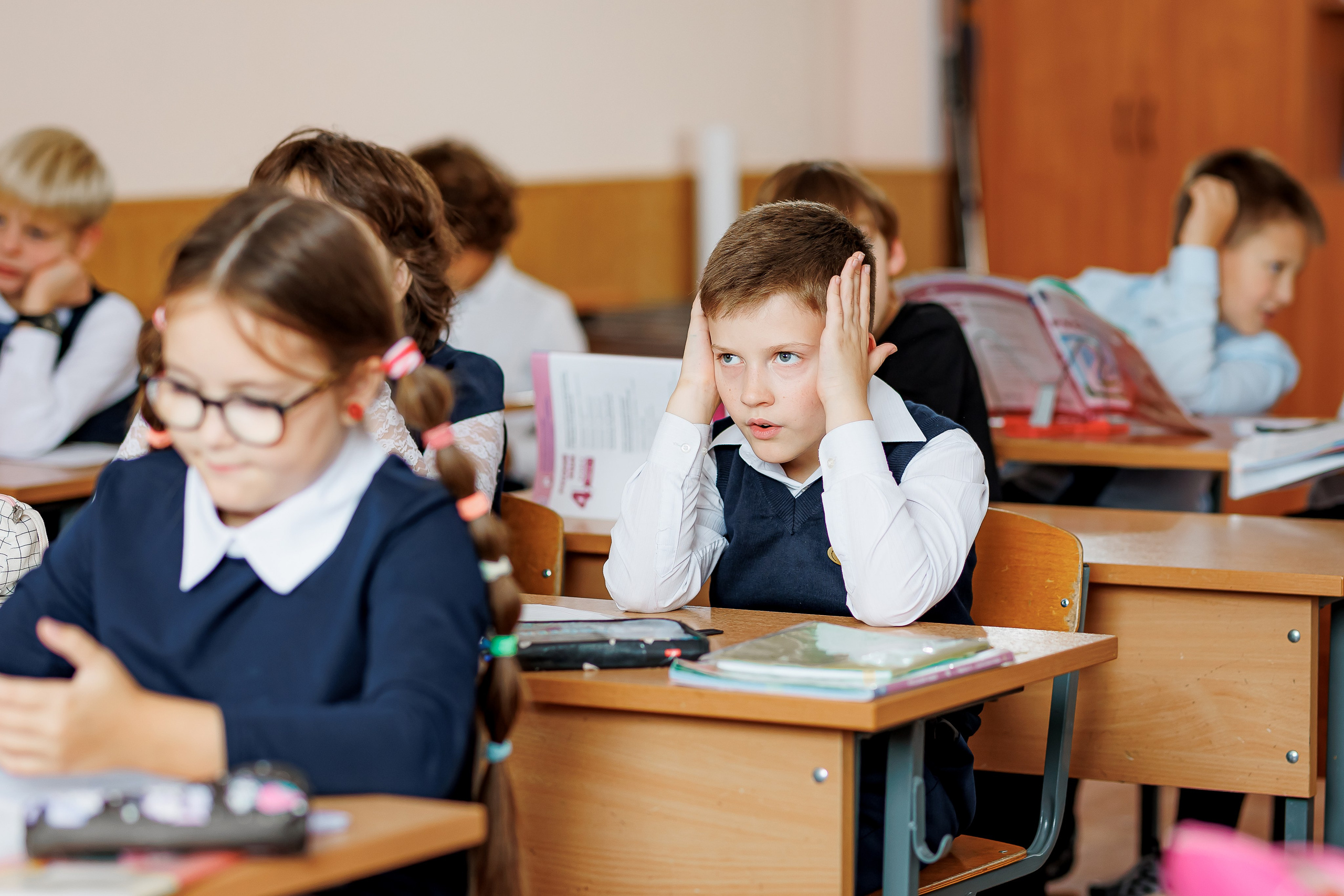 Репортаж на уроках. Семейный и детский фотограф Комина Елена, Власиха, Одинцово