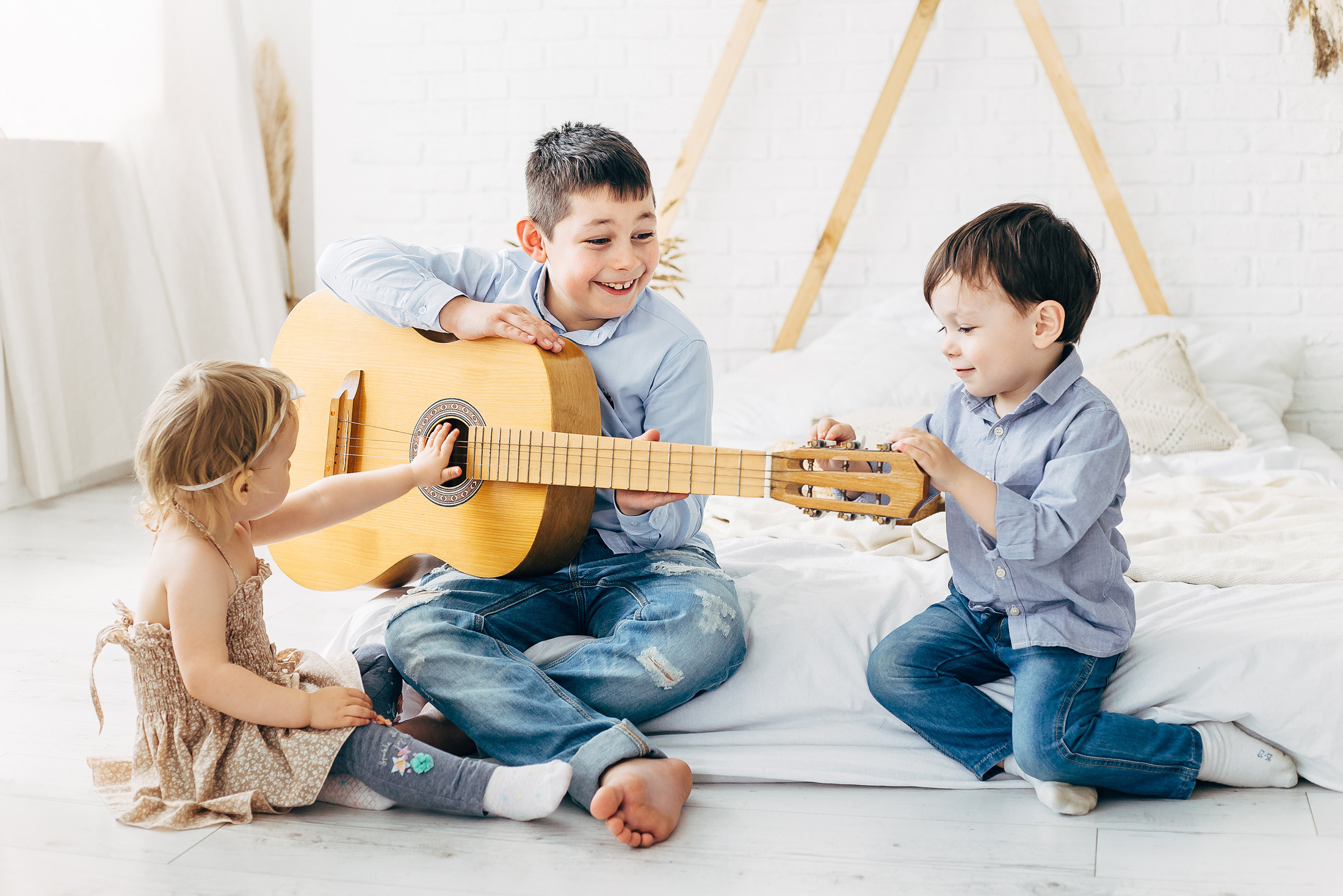 Съемка большой семьи в студии. Свадебный и семейный фотограф в Перми Андрей Желнин