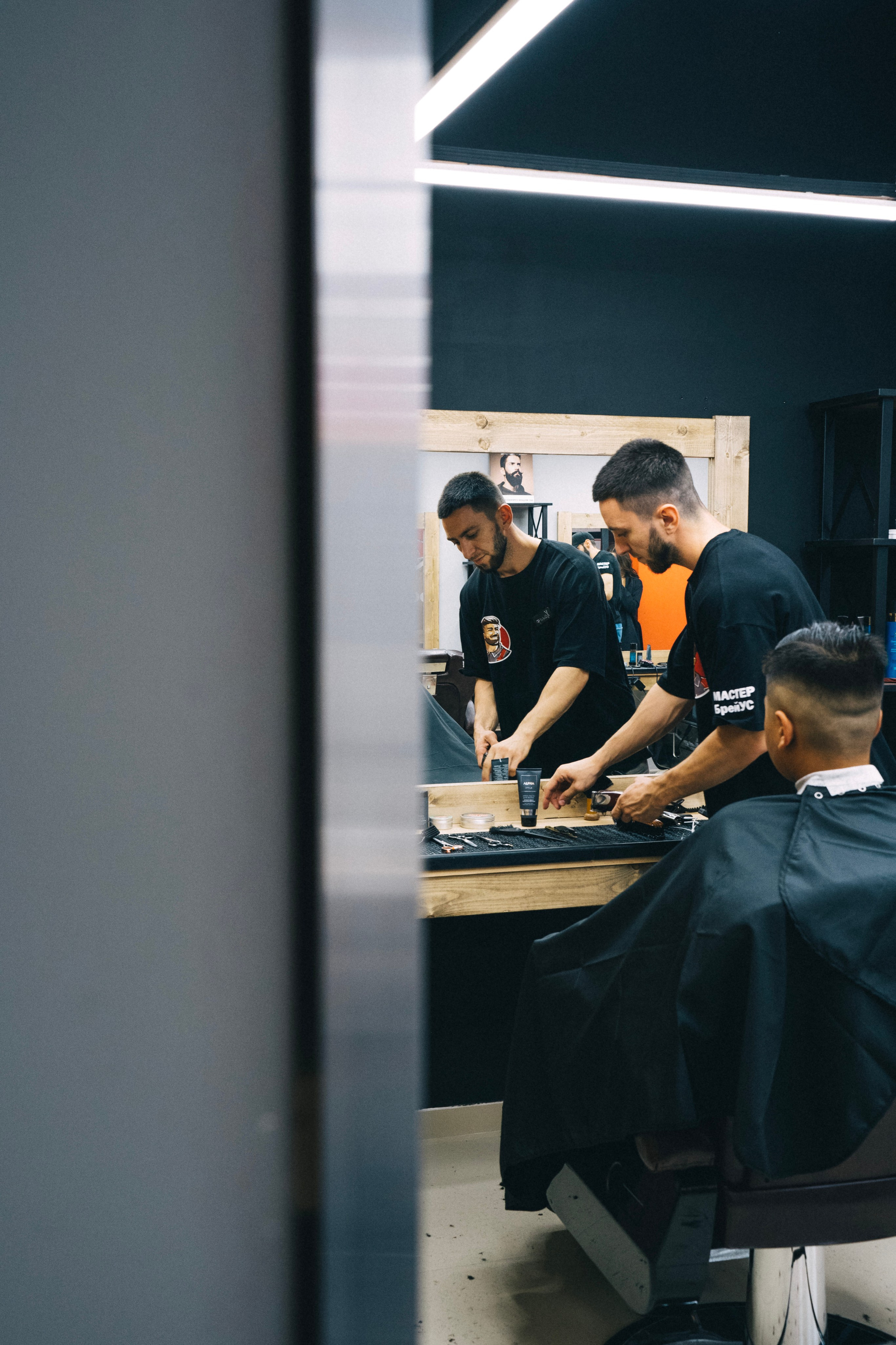 Барбершоп (открытие). Беккер Таня