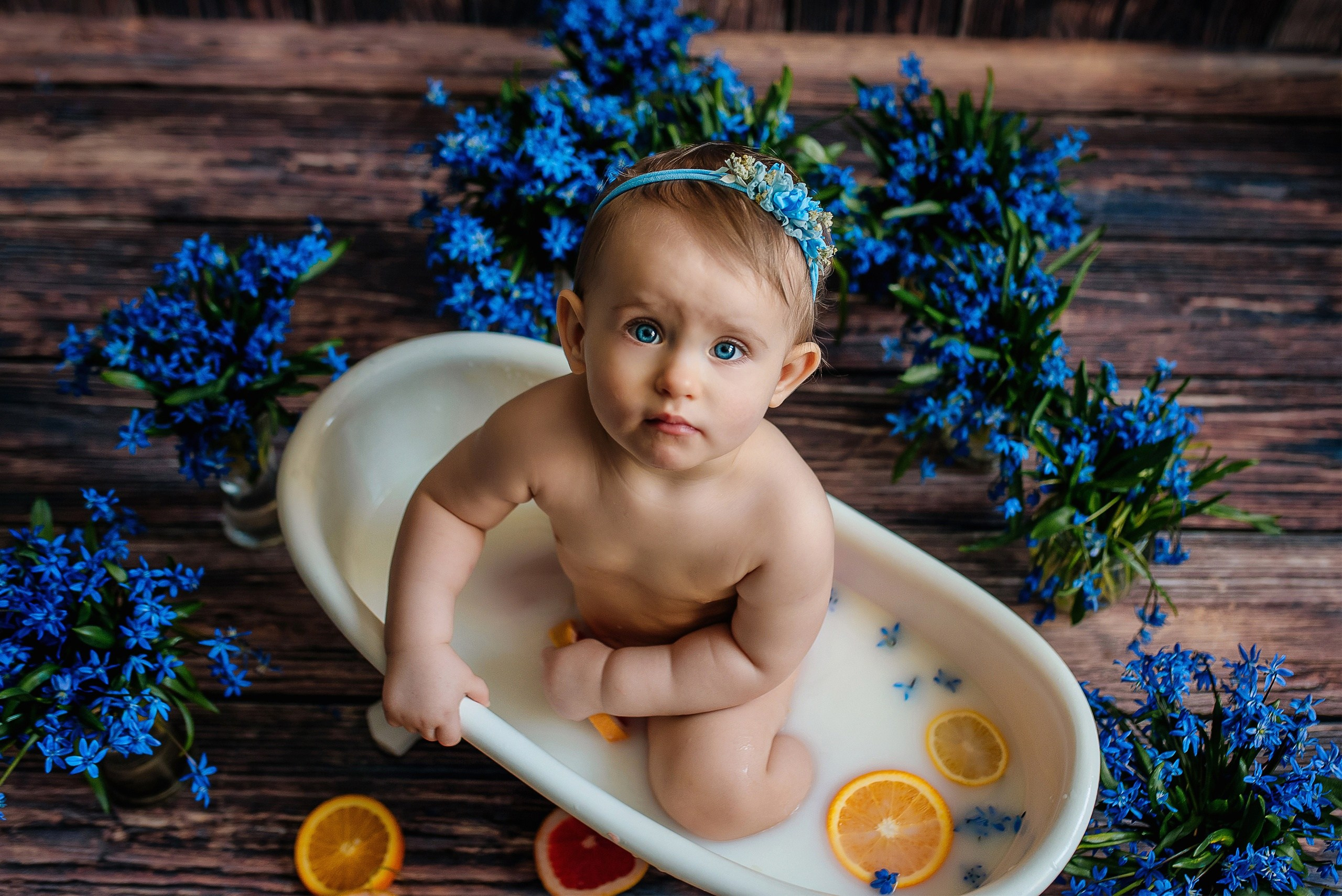 Детские молочные ванночки. Меркулова Ольга фотограф Воронеж