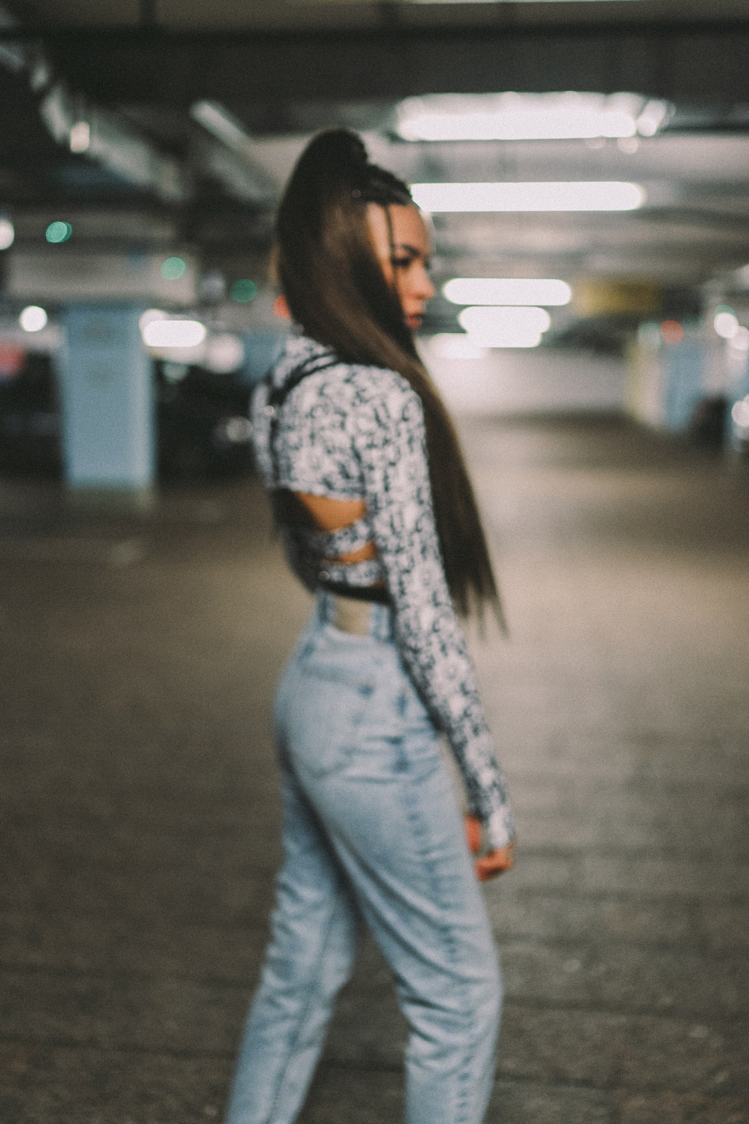 Venera in the parking. New York photographer RINAT SHAHMETOV in New York city