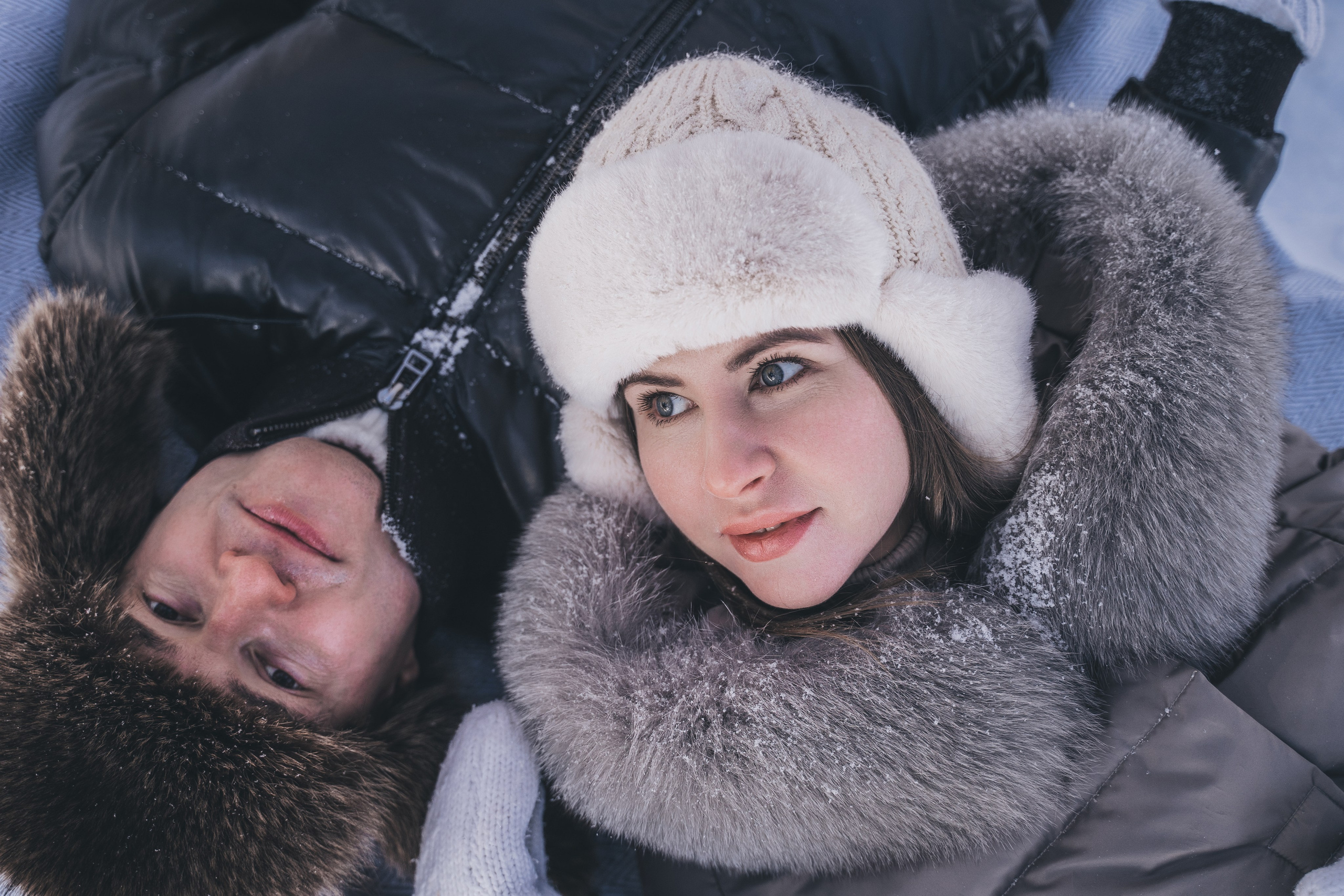 Зимняя lovestory для Витали и Оли. Фотограф в Самаре Екатерина Кроз