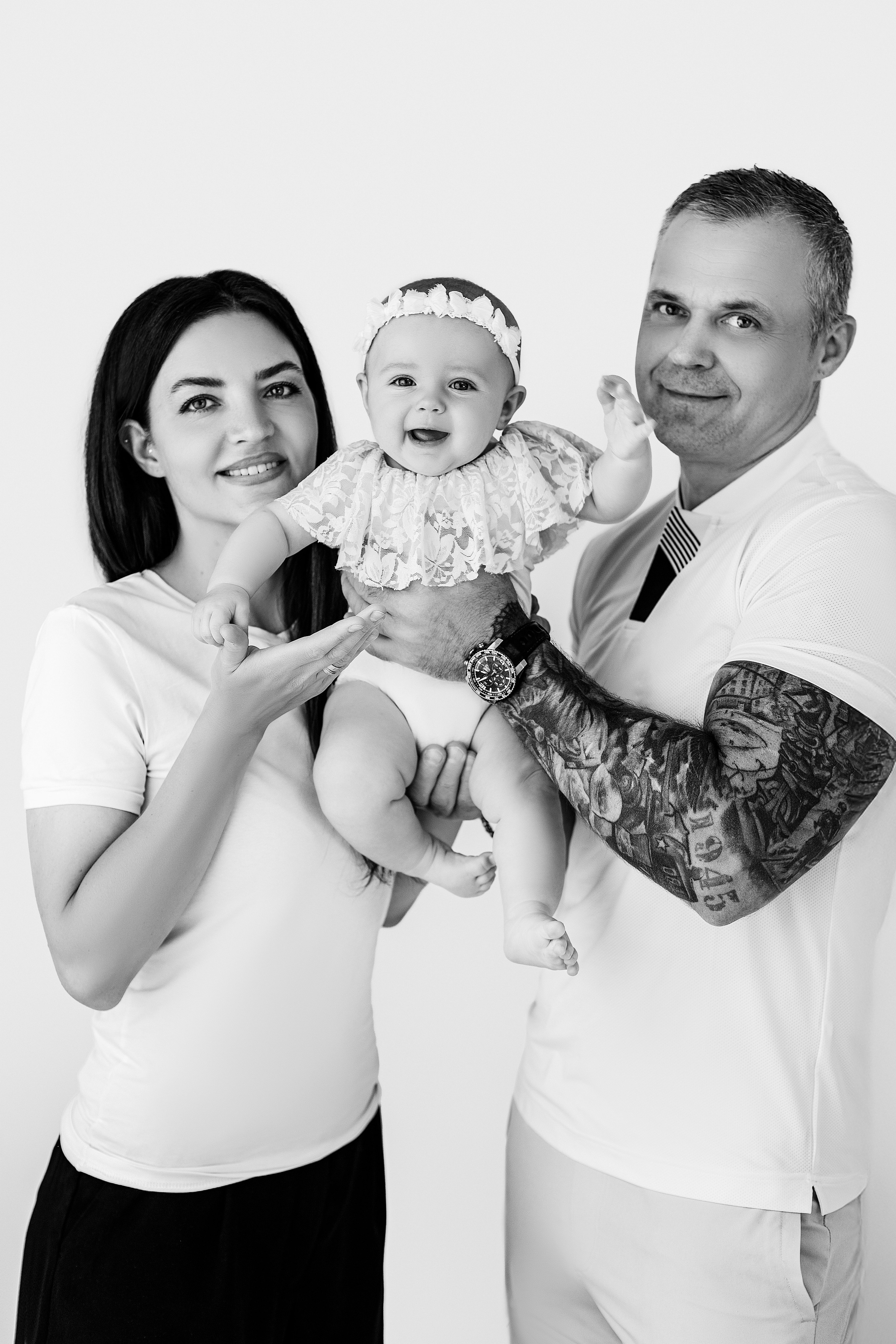 Милена и семья, 5 месяцев. Фотограф новорожденных в Нижнем Новгороде Надежда Кадылкина