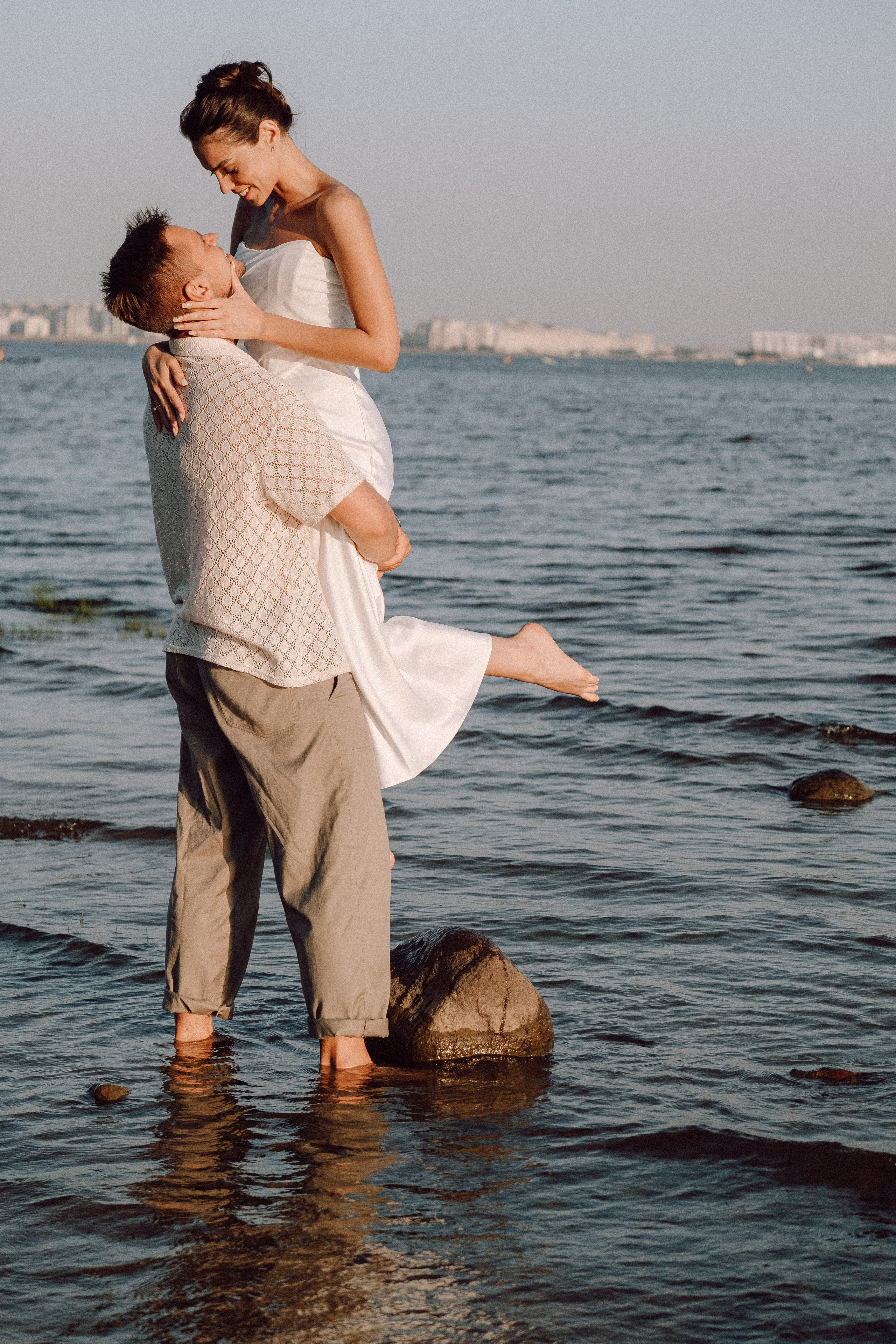 СВАДЕБНАЯ ФОТОСЕССИЯ ВЫЕЗДНОЙ ЦЕРЕМОНИИ (ФИНСКИЙ ЗАЛИВ). Профессиональный фотограф, Санкт-Петербург — Виктория Богомолова