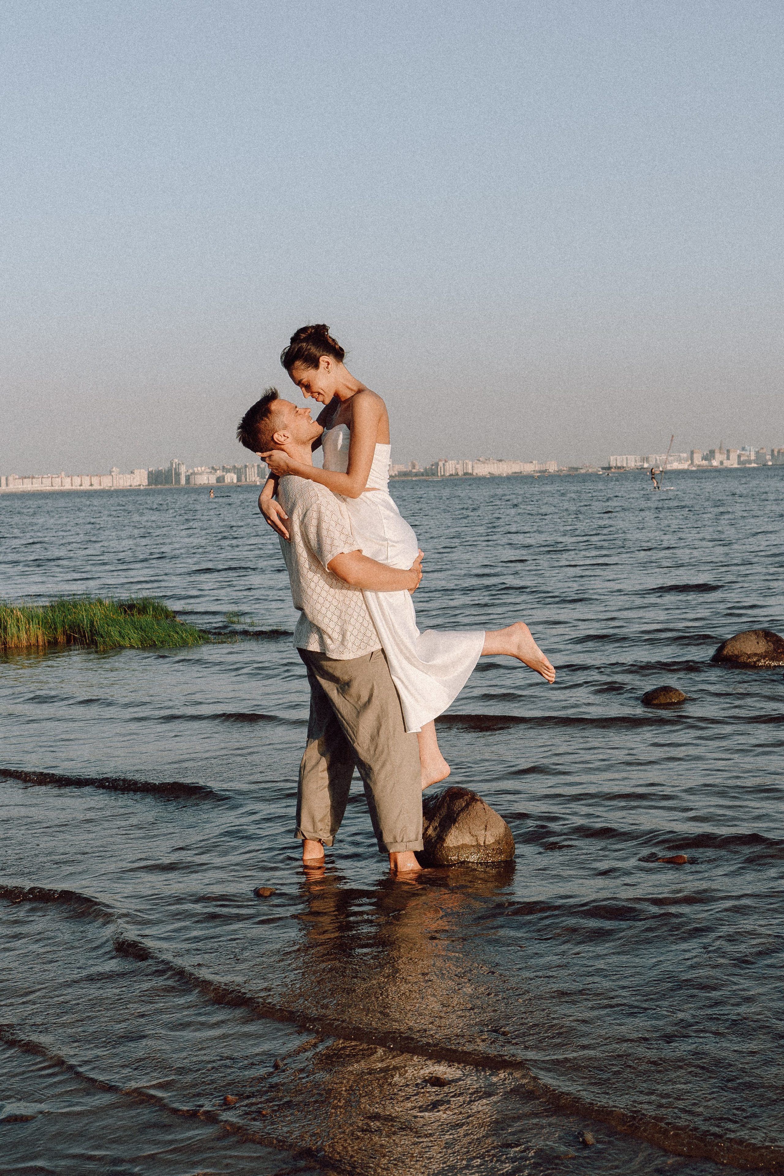 СВАДЕБНАЯ ФОТОСЕССИЯ ВЫЕЗДНОЙ ЦЕРЕМОНИИ (ФИНСКИЙ ЗАЛИВ). Профессиональный фотограф, Санкт-Петербург — Виктория Богомолова