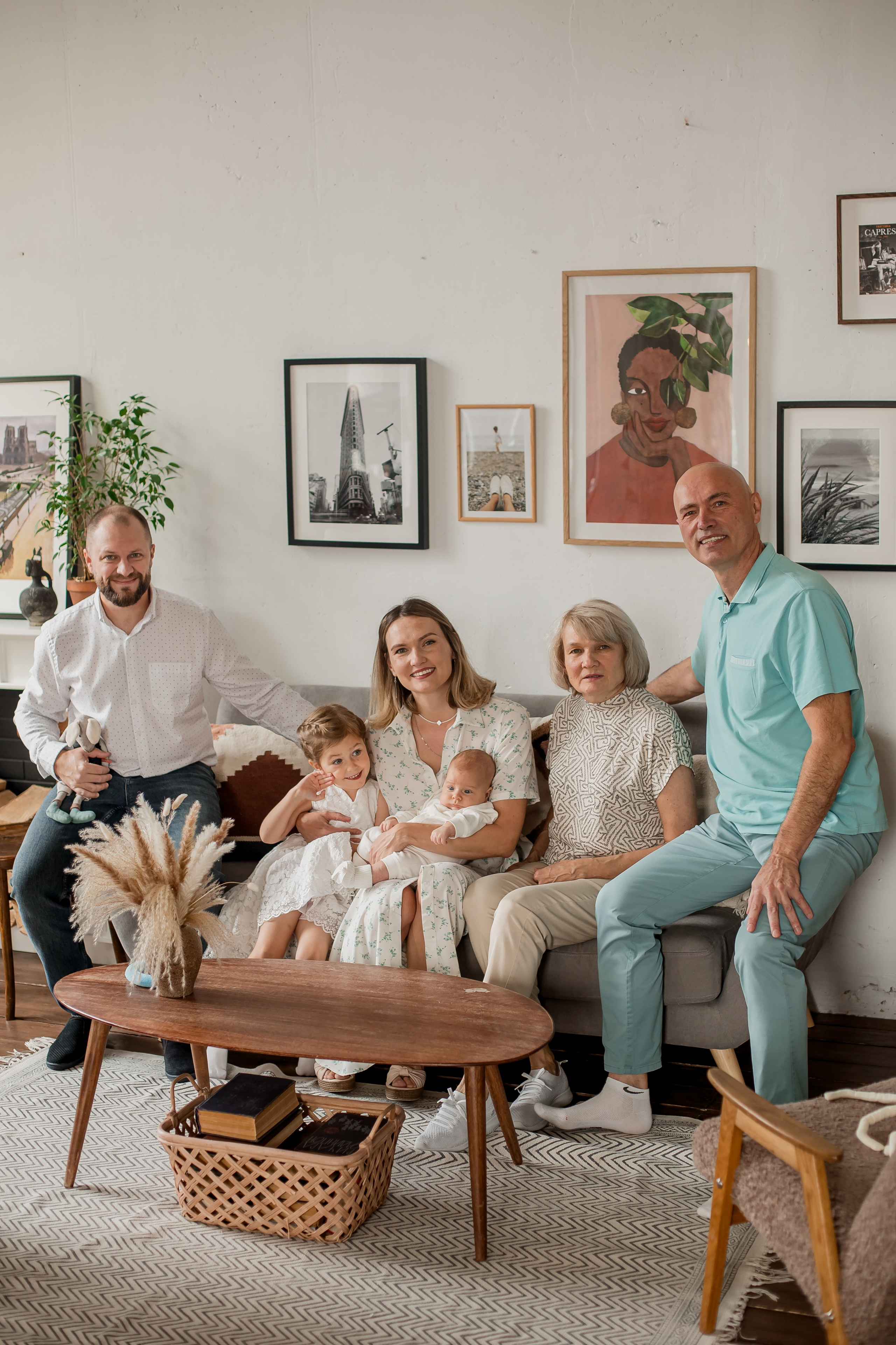 Семейная фотосессия в студии. Фотограф в Москве Авдеева Мария