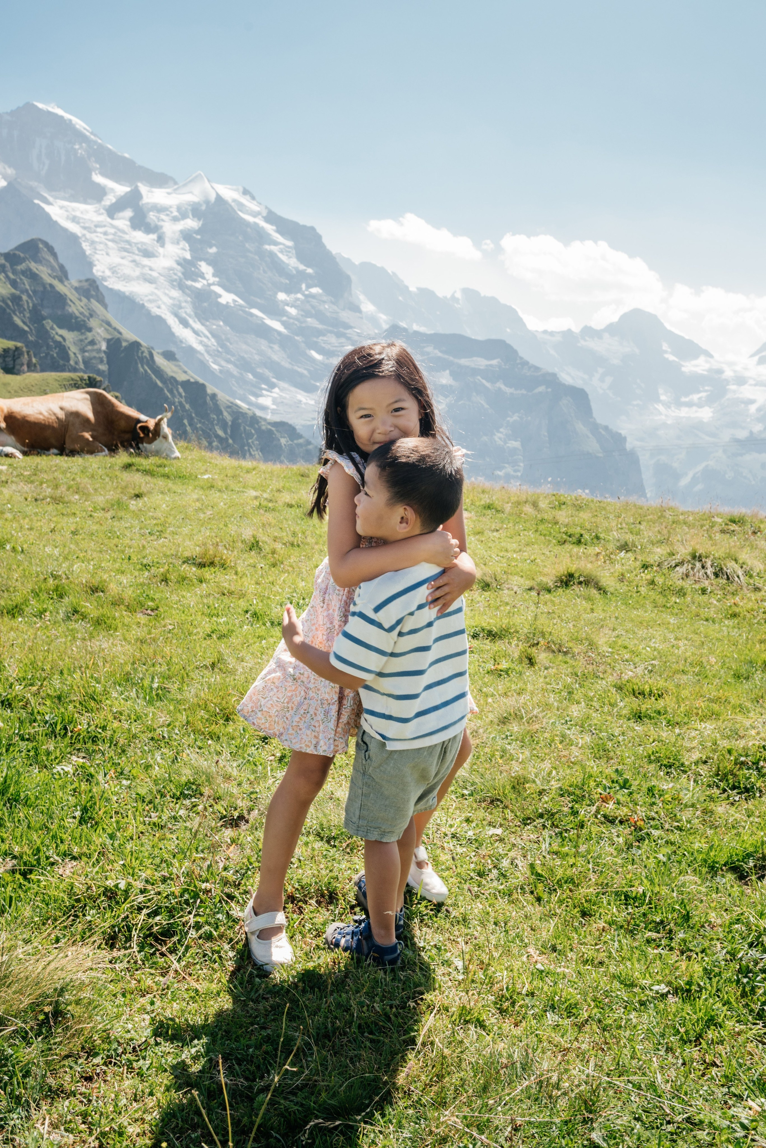 Dorothy, Richard, Zoe and Liam (Mannlichen). Photographer in Switzerland and Europe Anna Alekseenko