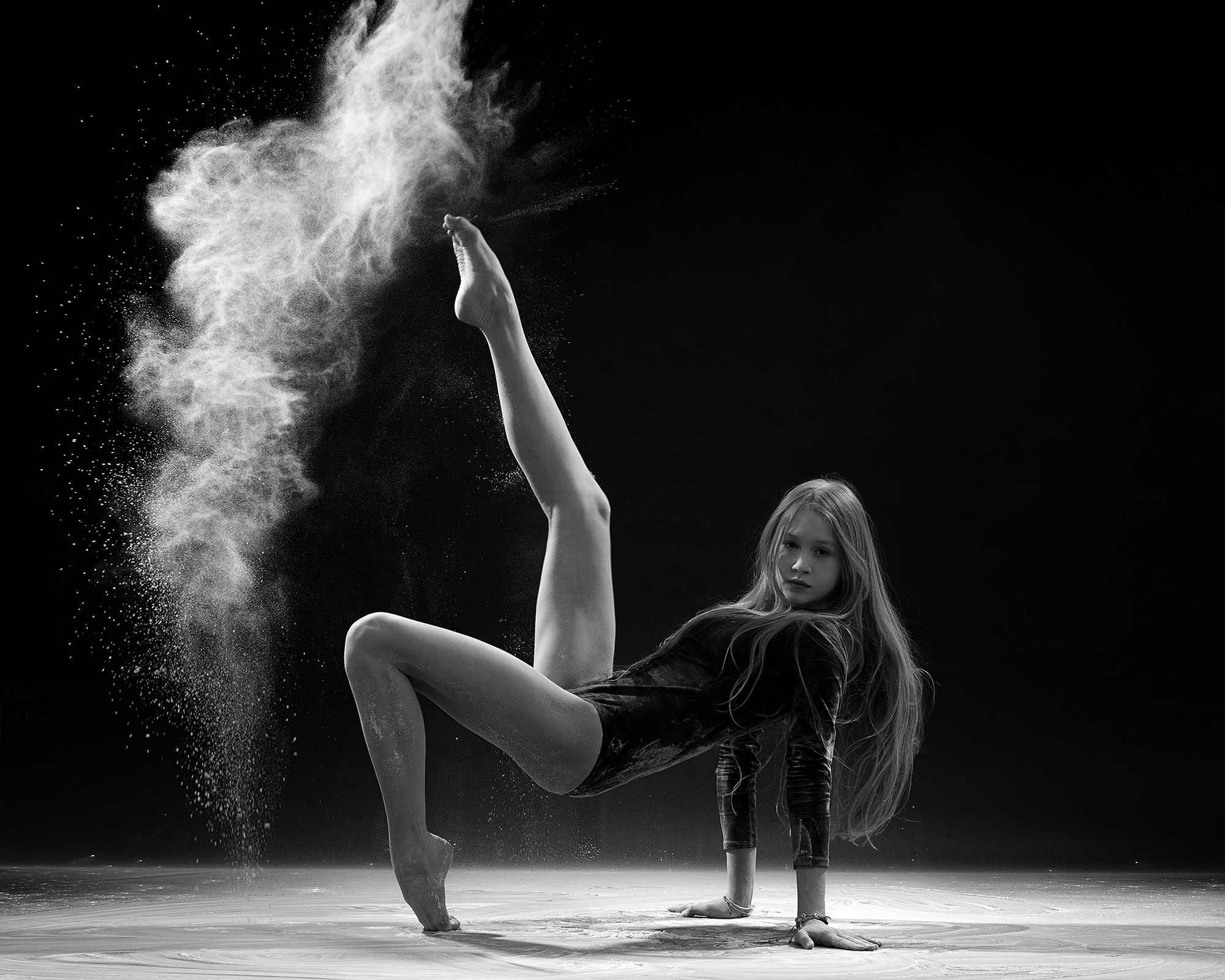 Фотосессия с мукой
