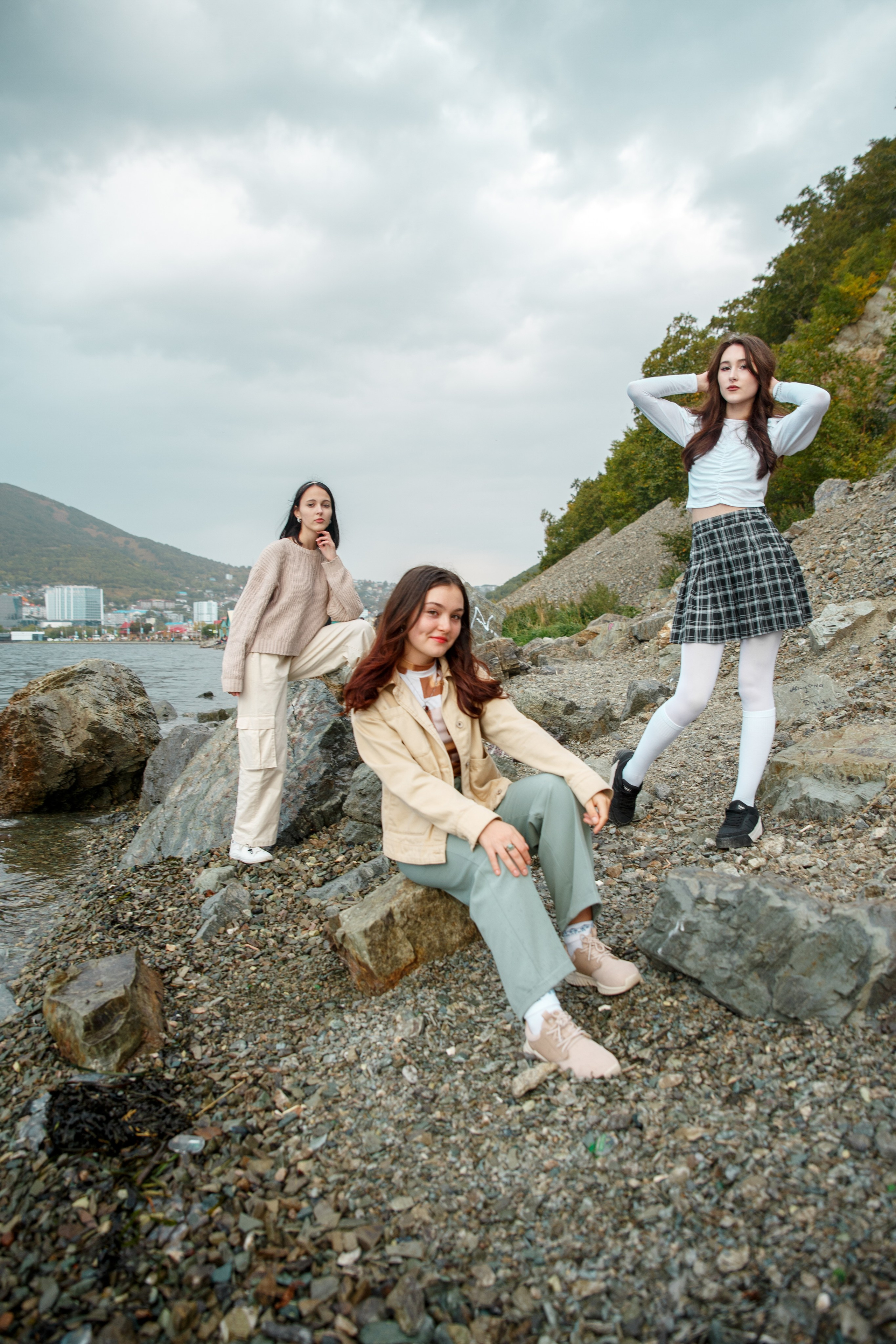 Школьная фотосессия в центре Петропавловска-Камчатского