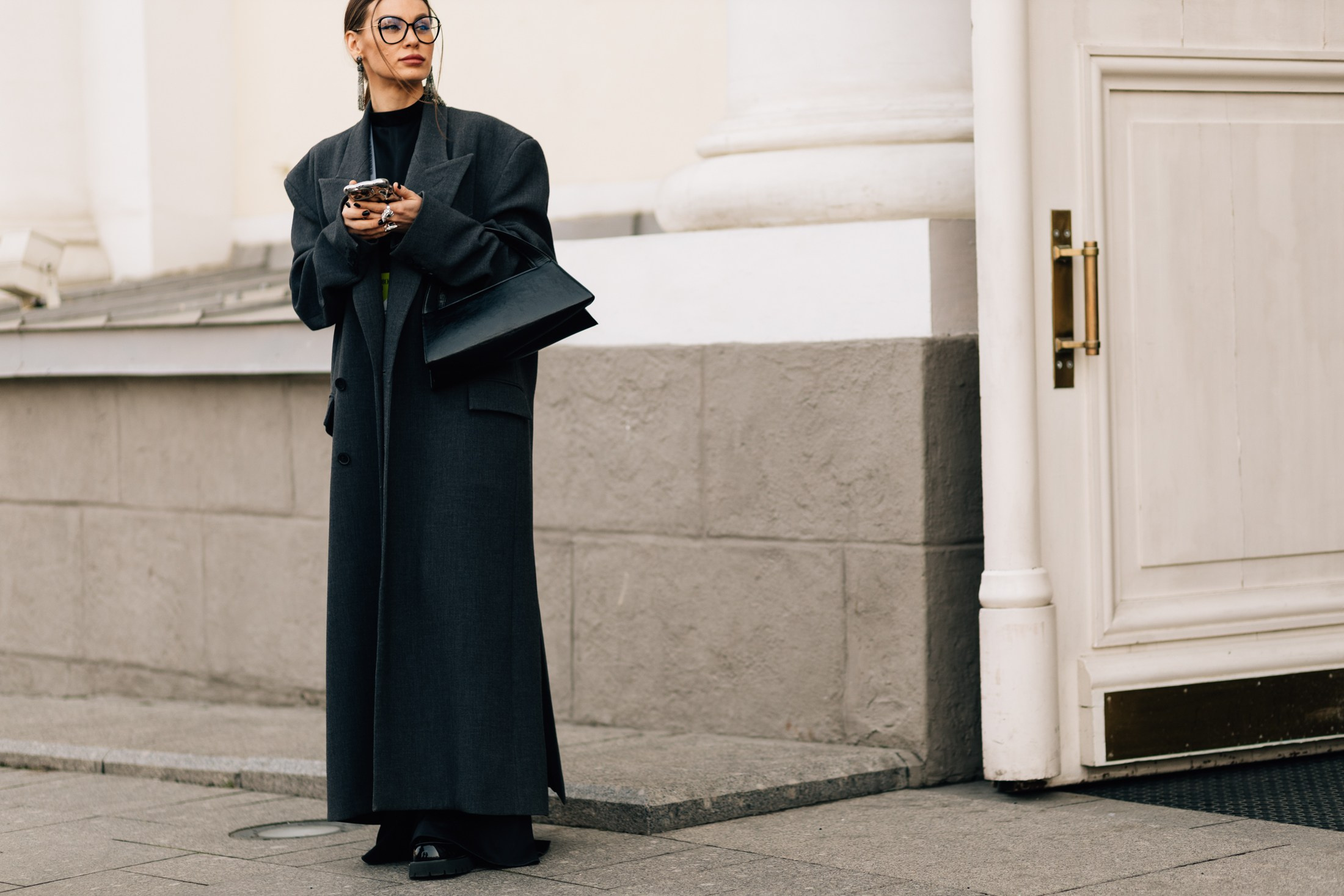 Moscow Fashion Week Streetstyle Day 1. Shami Pezhonov Photography