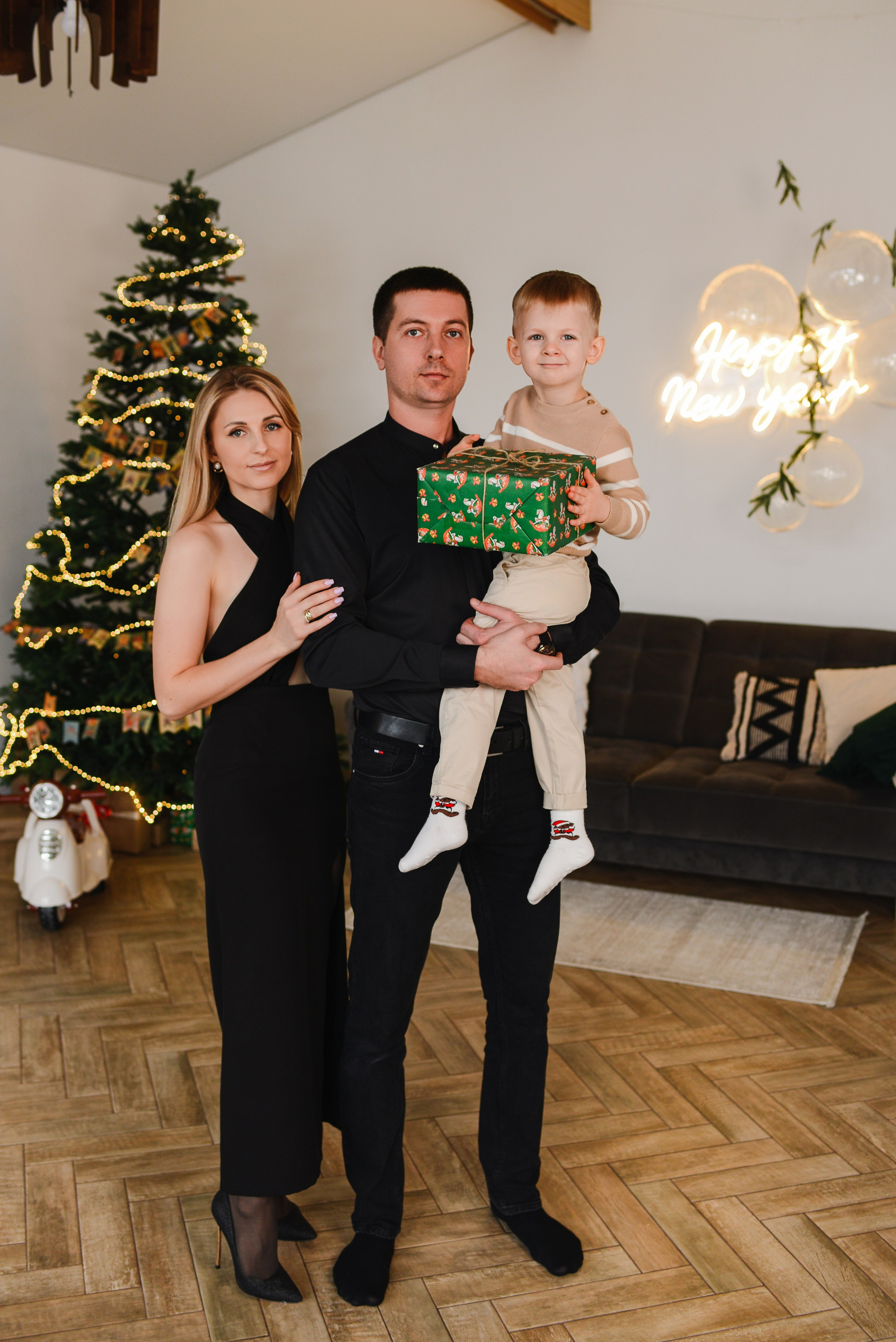 Новогодняя семейная. Фотограф Ярута Оксана / Ростов-на-Дону