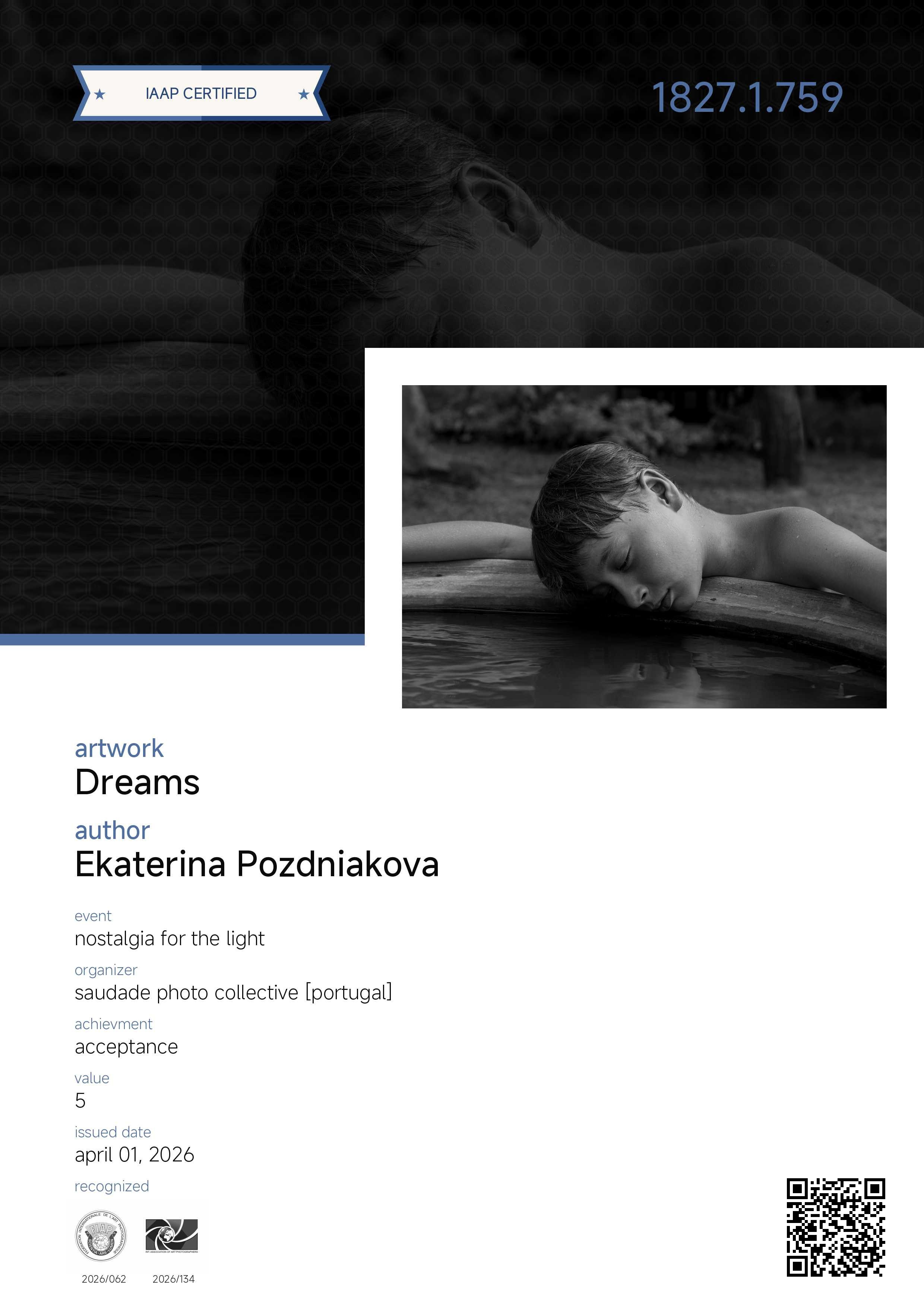 Nostalgia for the Light. Art Рhotographer Russia/Moscow