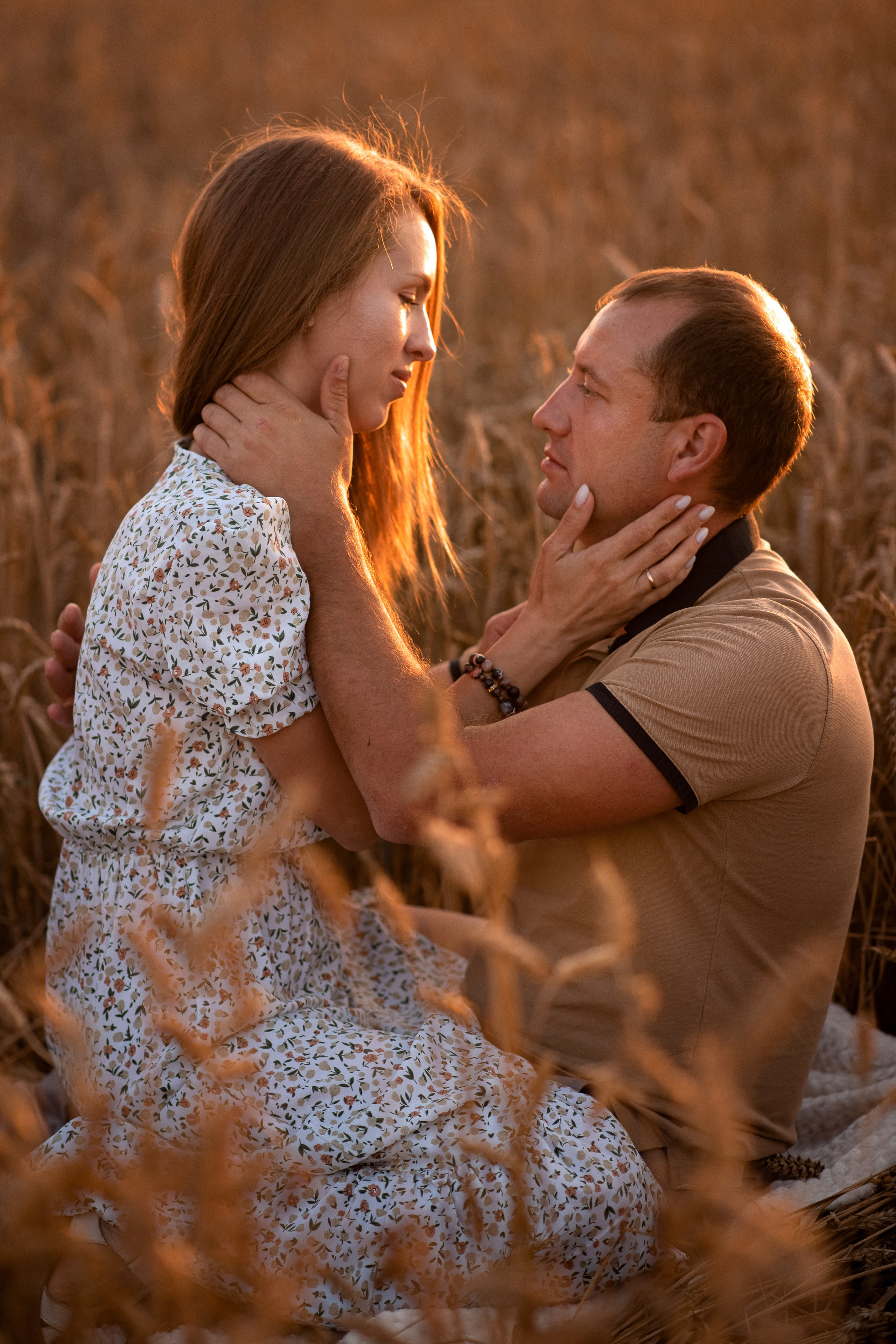 Семейная фотосессия в пшеничном поле. Семейный и детский фотограф в Туле Светлана Воронкова