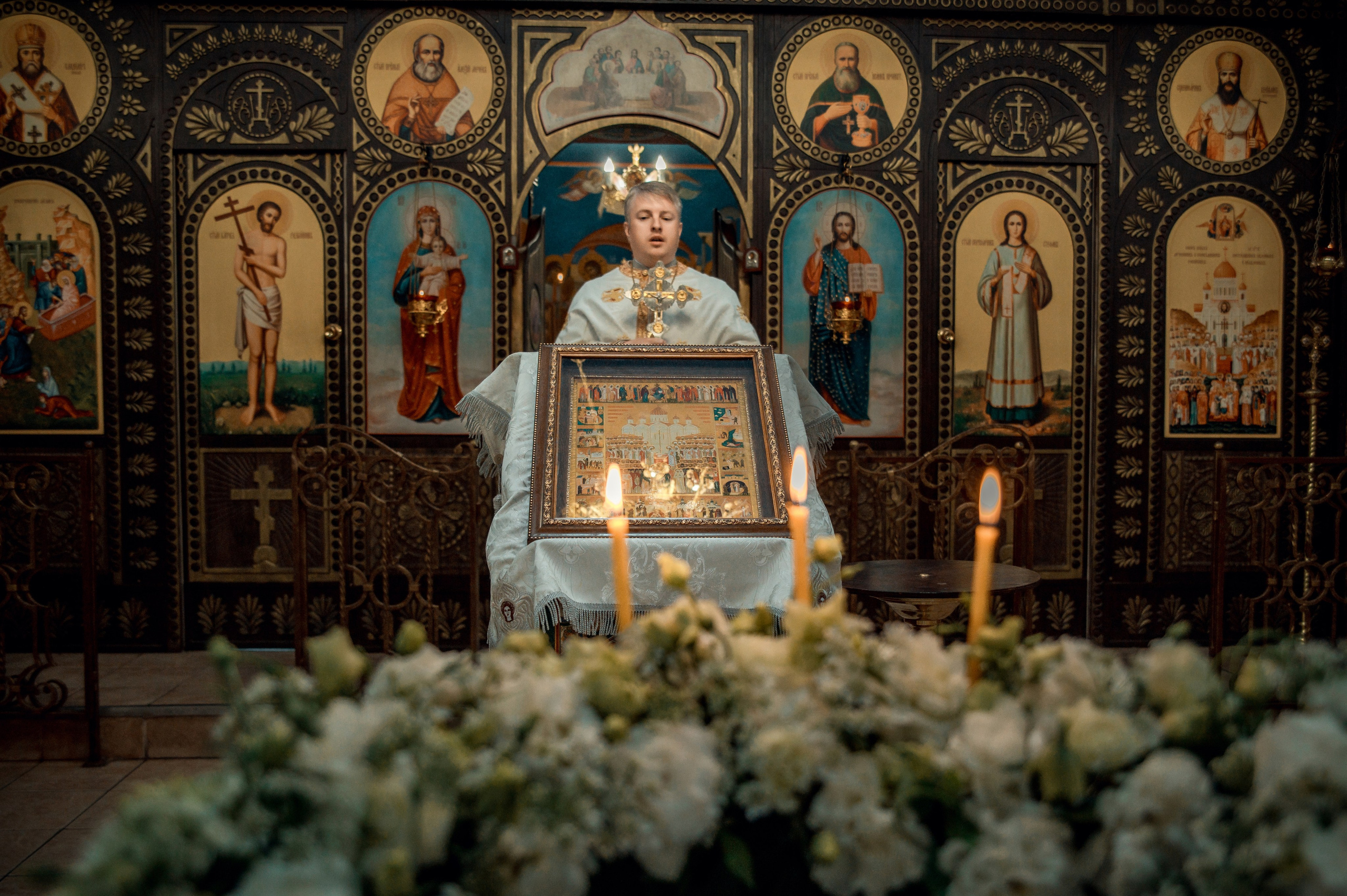 Таинство Крещения Филиппа, Храм святых Новомучеников и Исповедников Российских г. Волжский. Церковный, семейный и репортажный фотограф Волгоград, Волжский