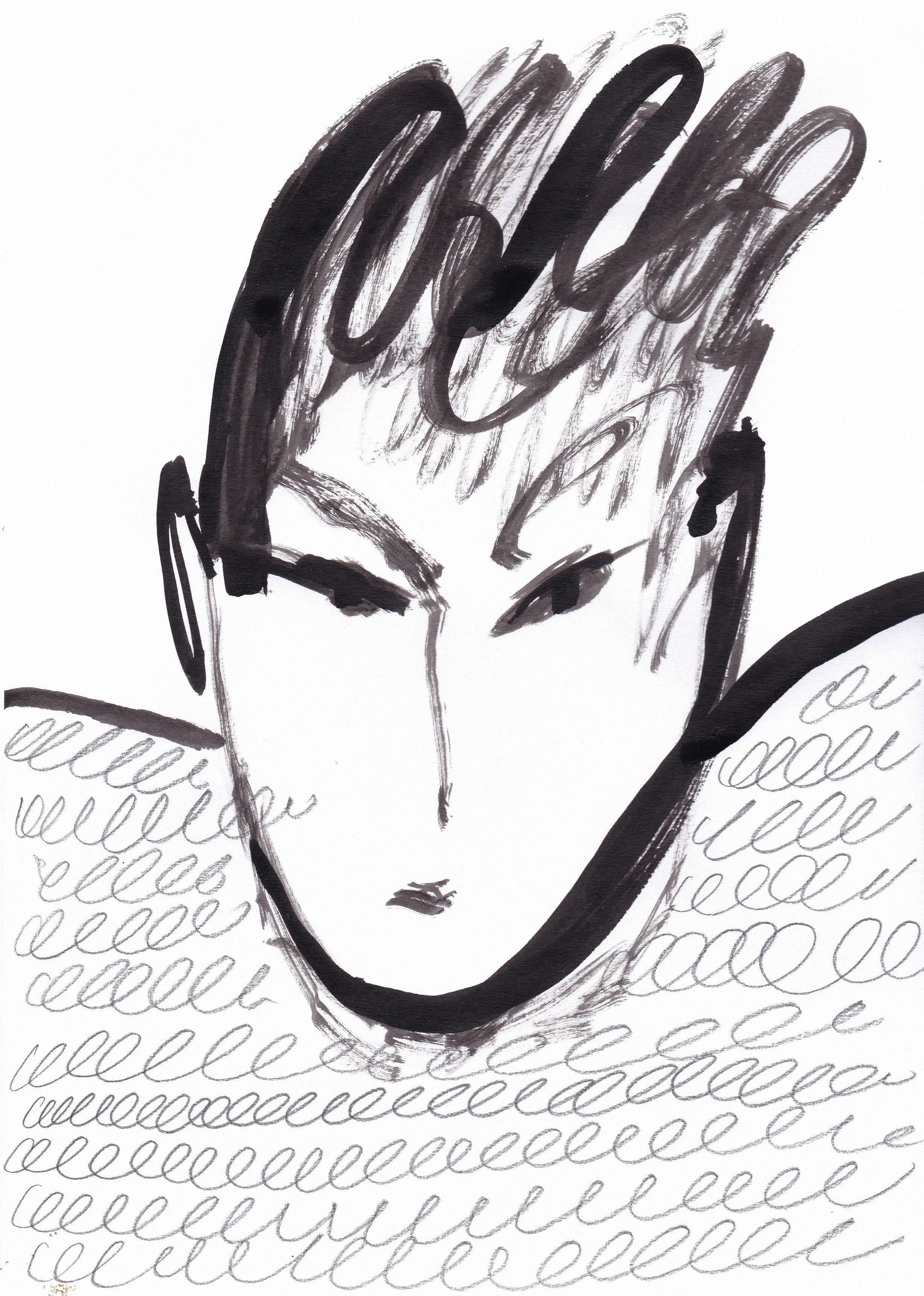 Ink Drawings. Portfolio Birdcrush