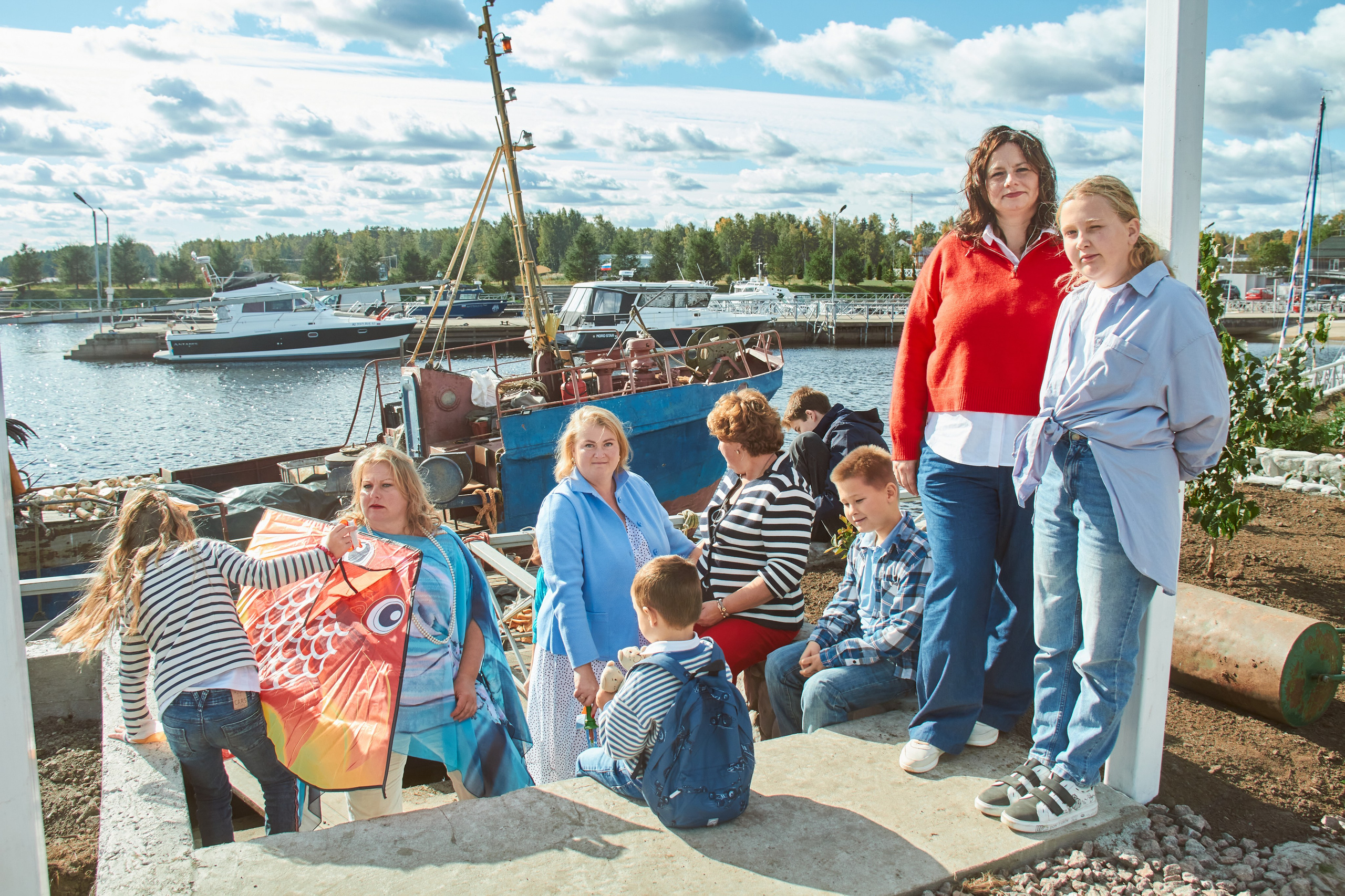 Семейная съёмка на Ладоге. Свадебный, семейный и контент фотограф в Санкт- Петербурге Елена Грие
