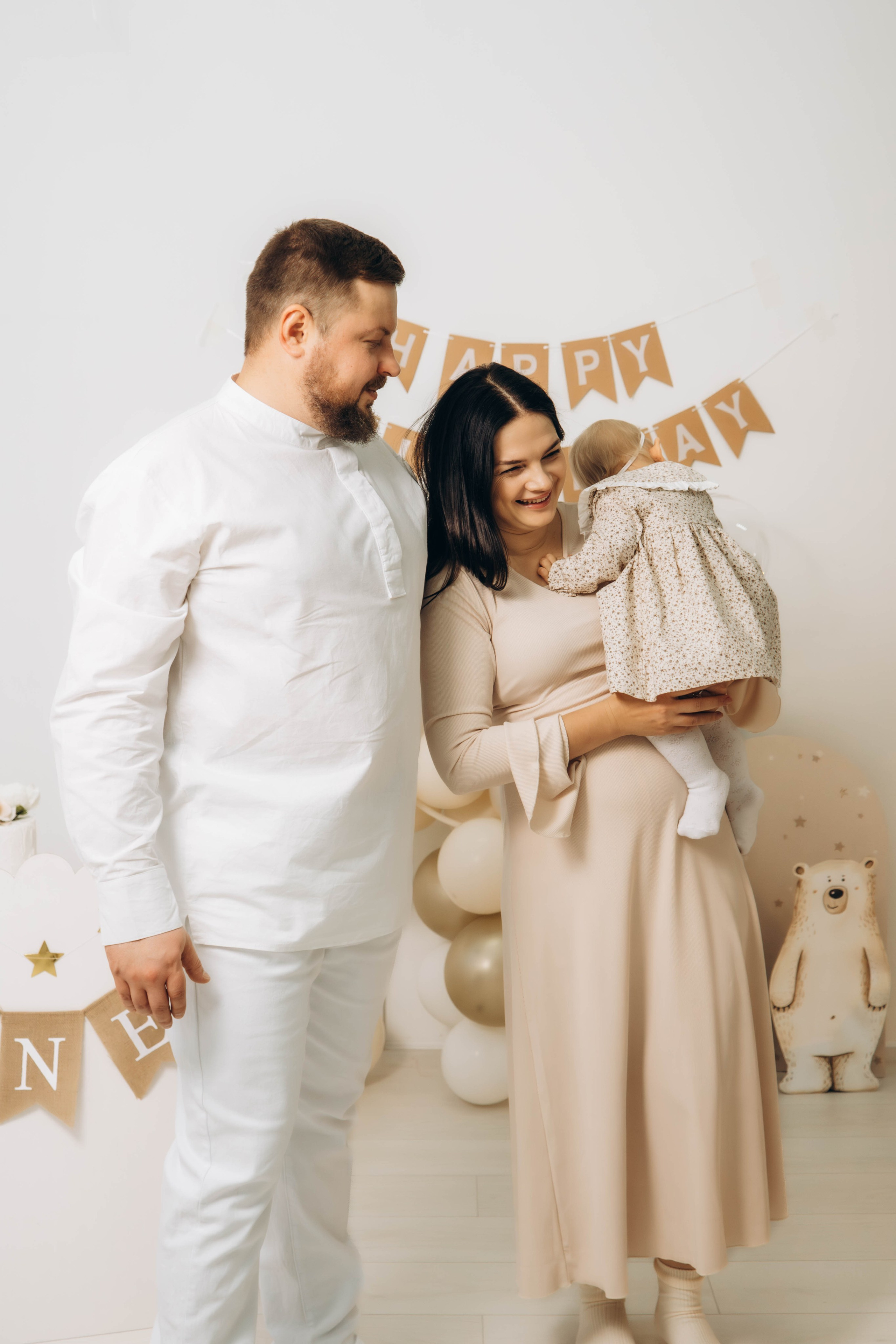 Съемка на годик малышки. Студия «LuLu». Фотограф Москва Валерия Веденина