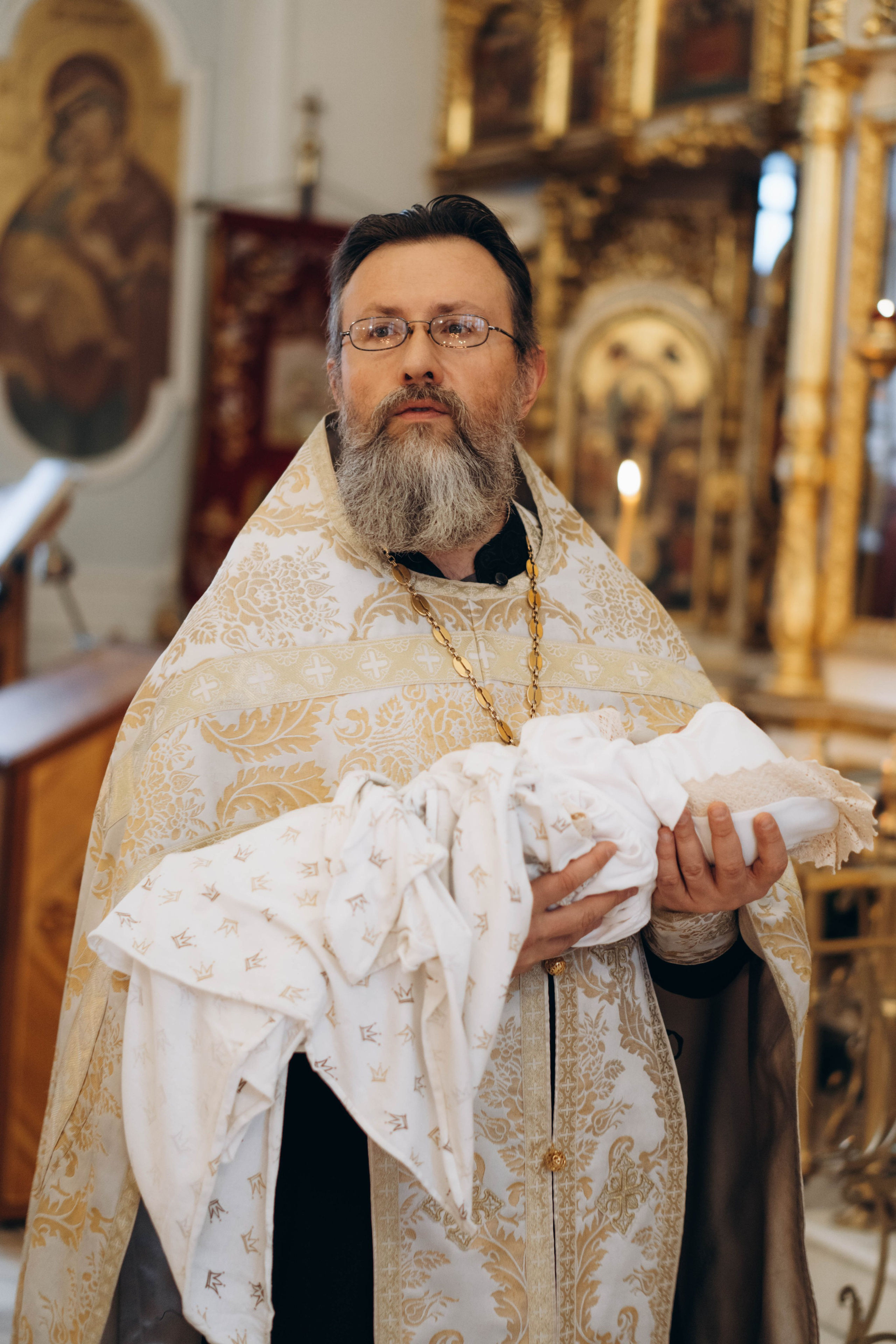 Крещение Евы Храм Живоначальной Троицы в Борисово. Фотограф Москва Валерия Веденина