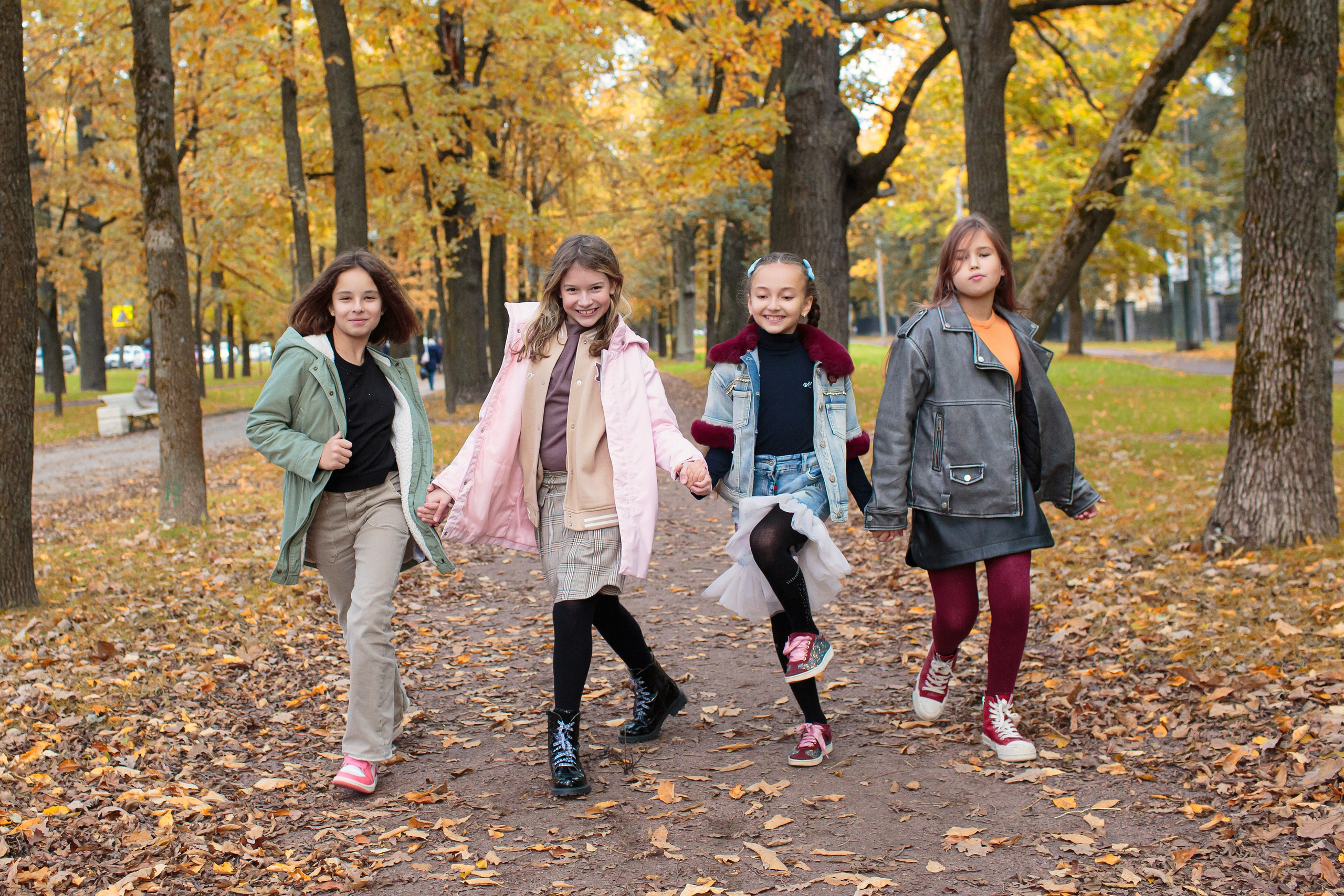 Осень. Начальная школа. Свадебный, семейный, детский фотограф в Санкт-Петербурге