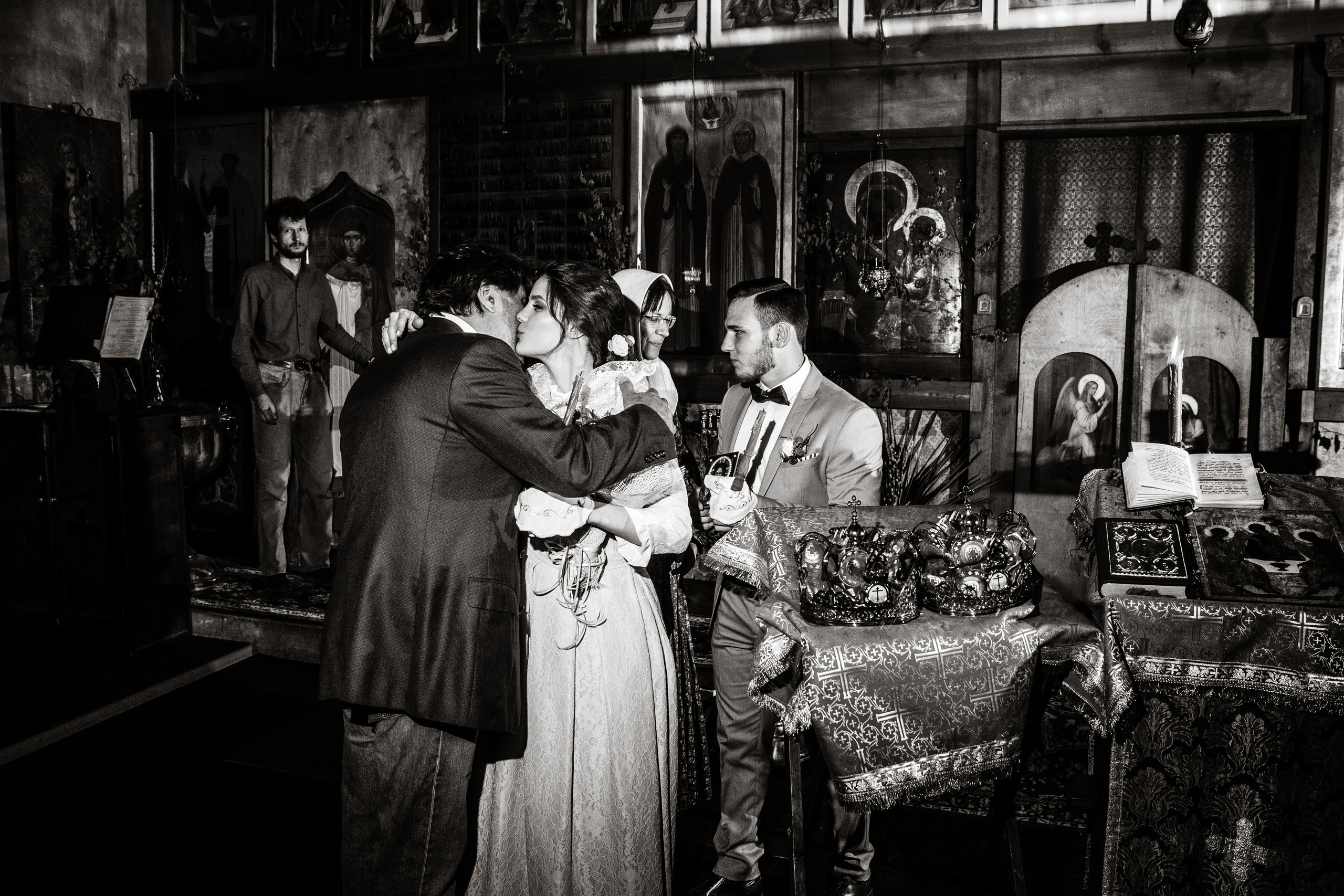 Венчание в соборе 14 века. город Москва. Свадебный и семейный фотограф Ксения Ржевская (Митрохина)