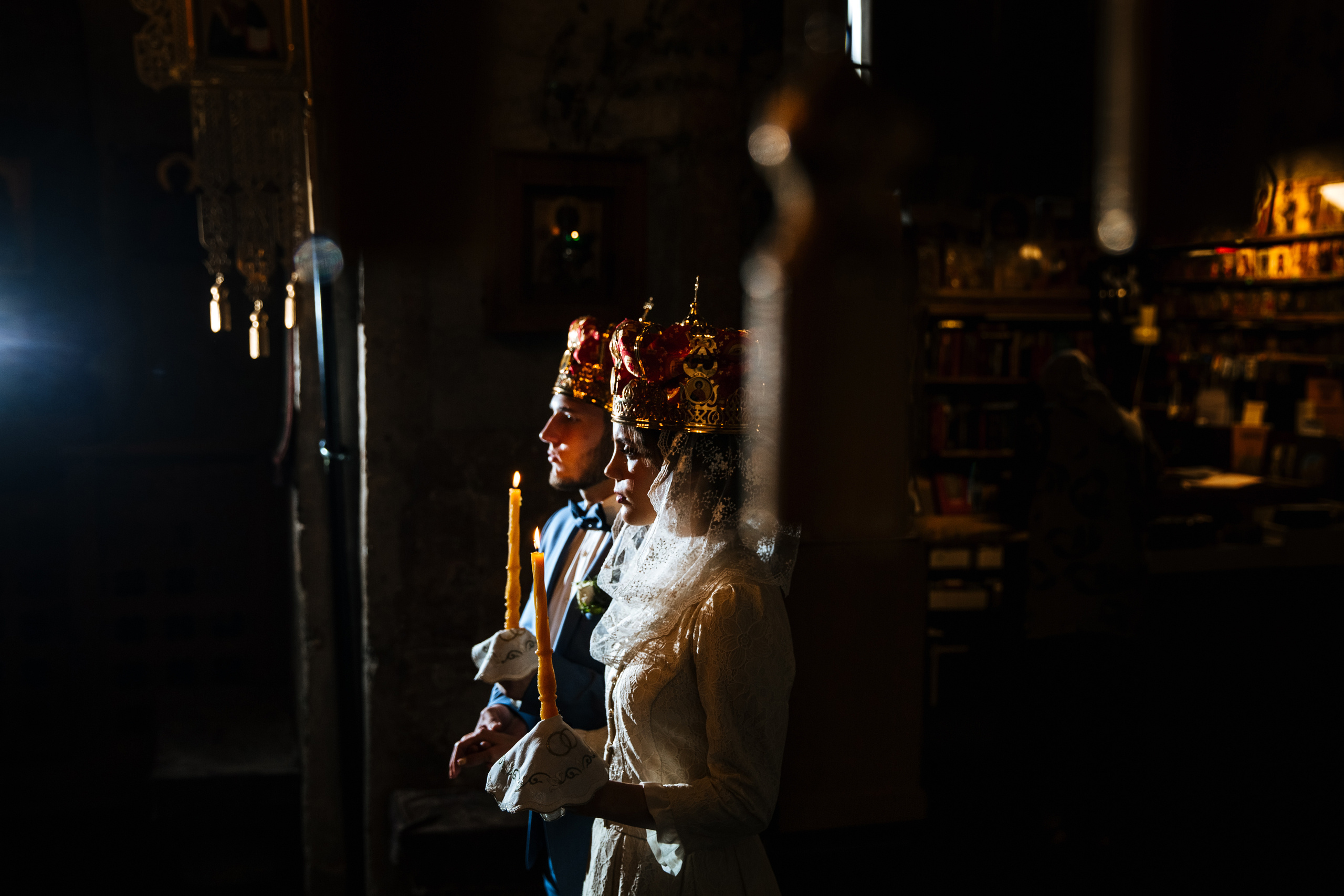 Венчание в соборе 14 века. город Москва. Свадебный и семейный фотограф Ксения Ржевская (Митрохина)