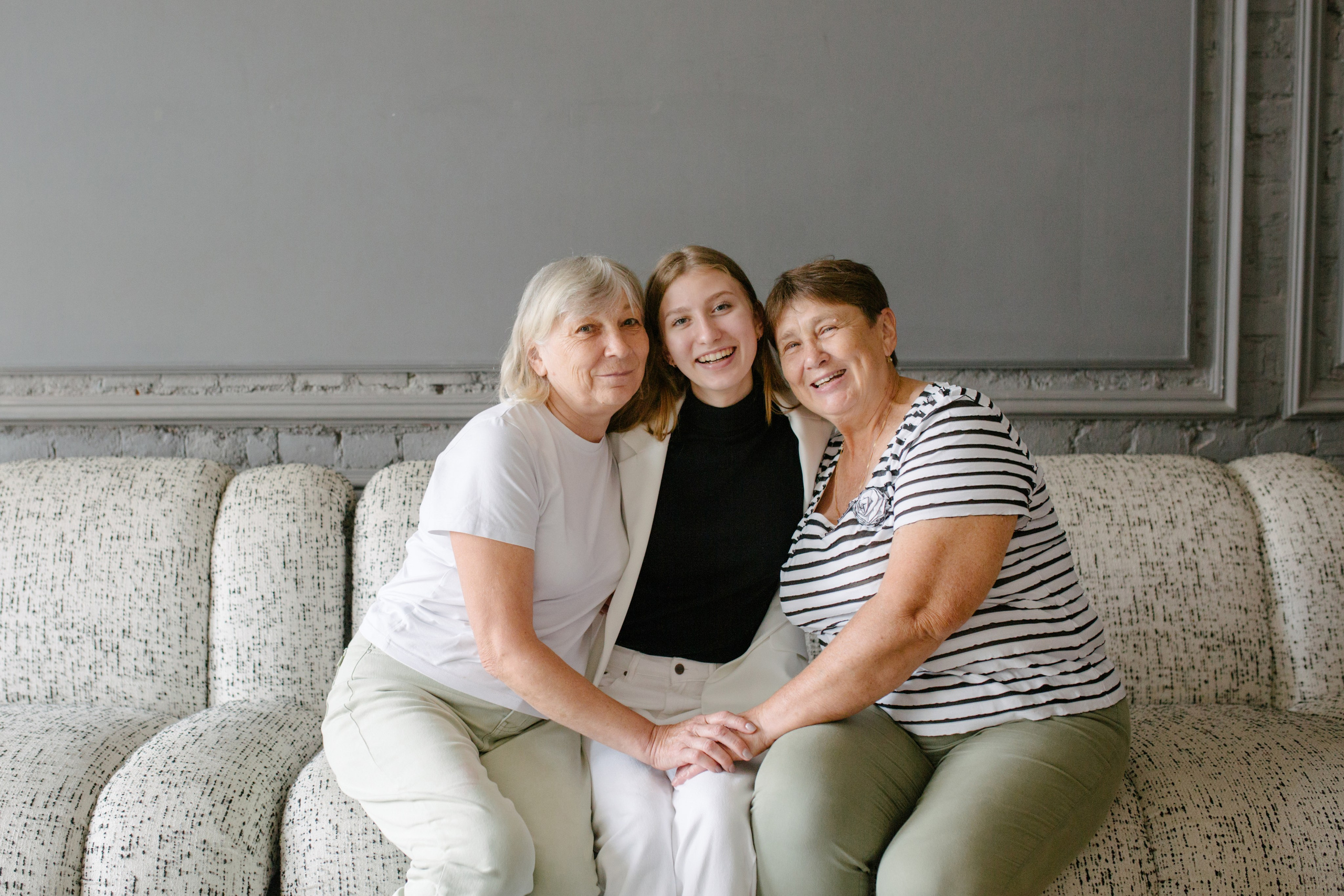 3 поколения, семейная. Свадебный и семейный фотограф в Санкт-Петербурге Исупова Юлия