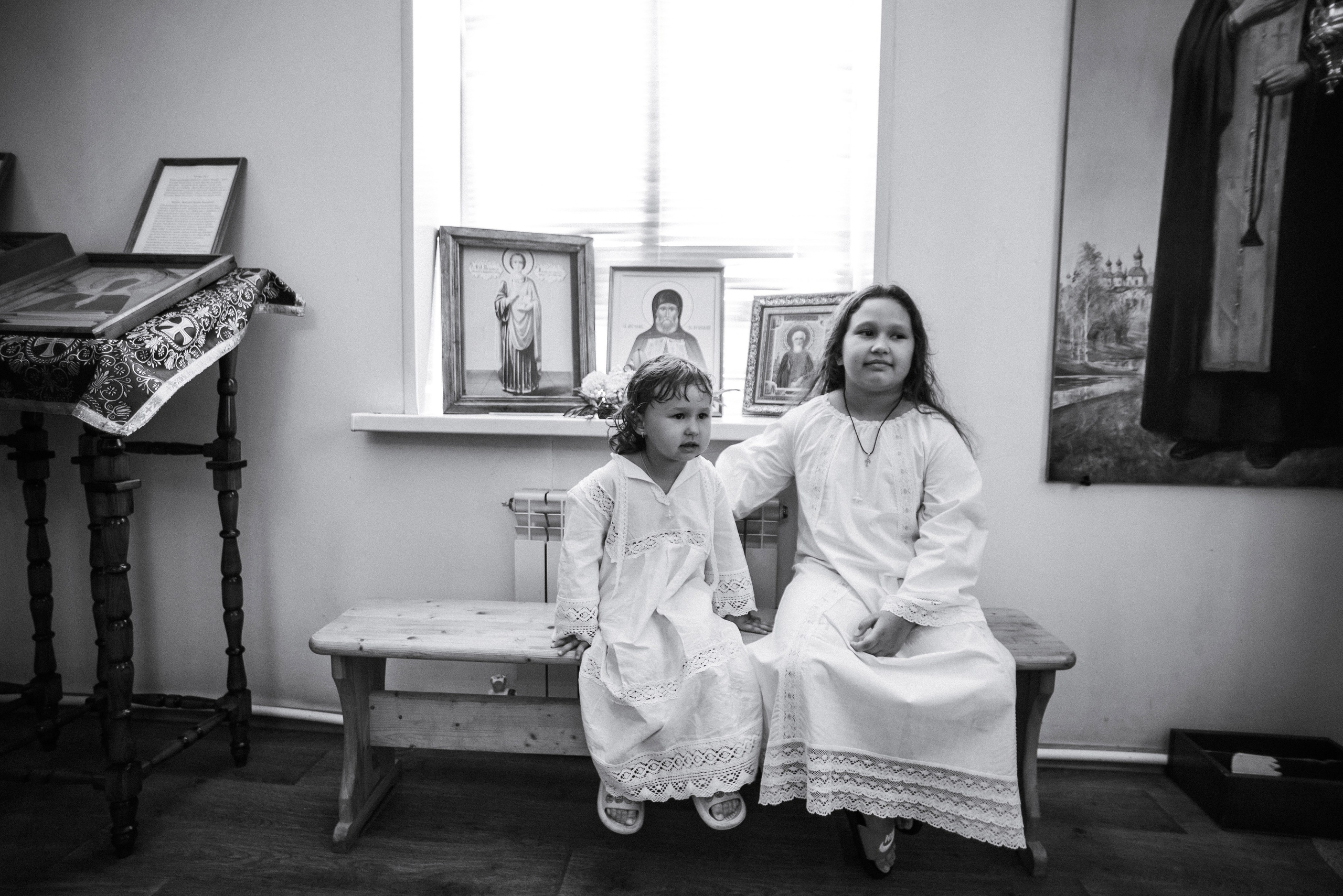 Крещение Даши и Алены. Семейный документальный фотограф в Волгограде Мариэта Додина