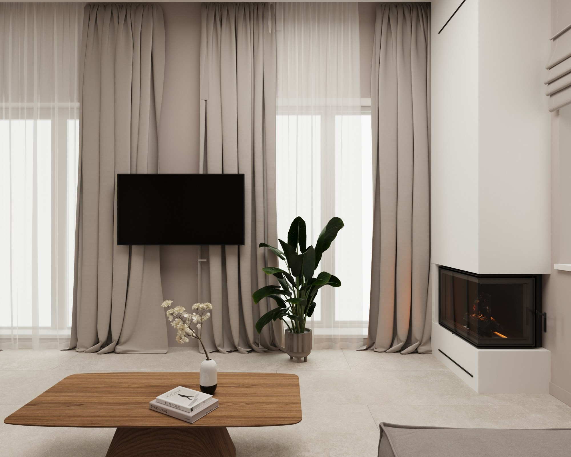 Загородный дом в Ленинградской области. Дизайнер интерьеров в Санкт-Петербурге 🏠