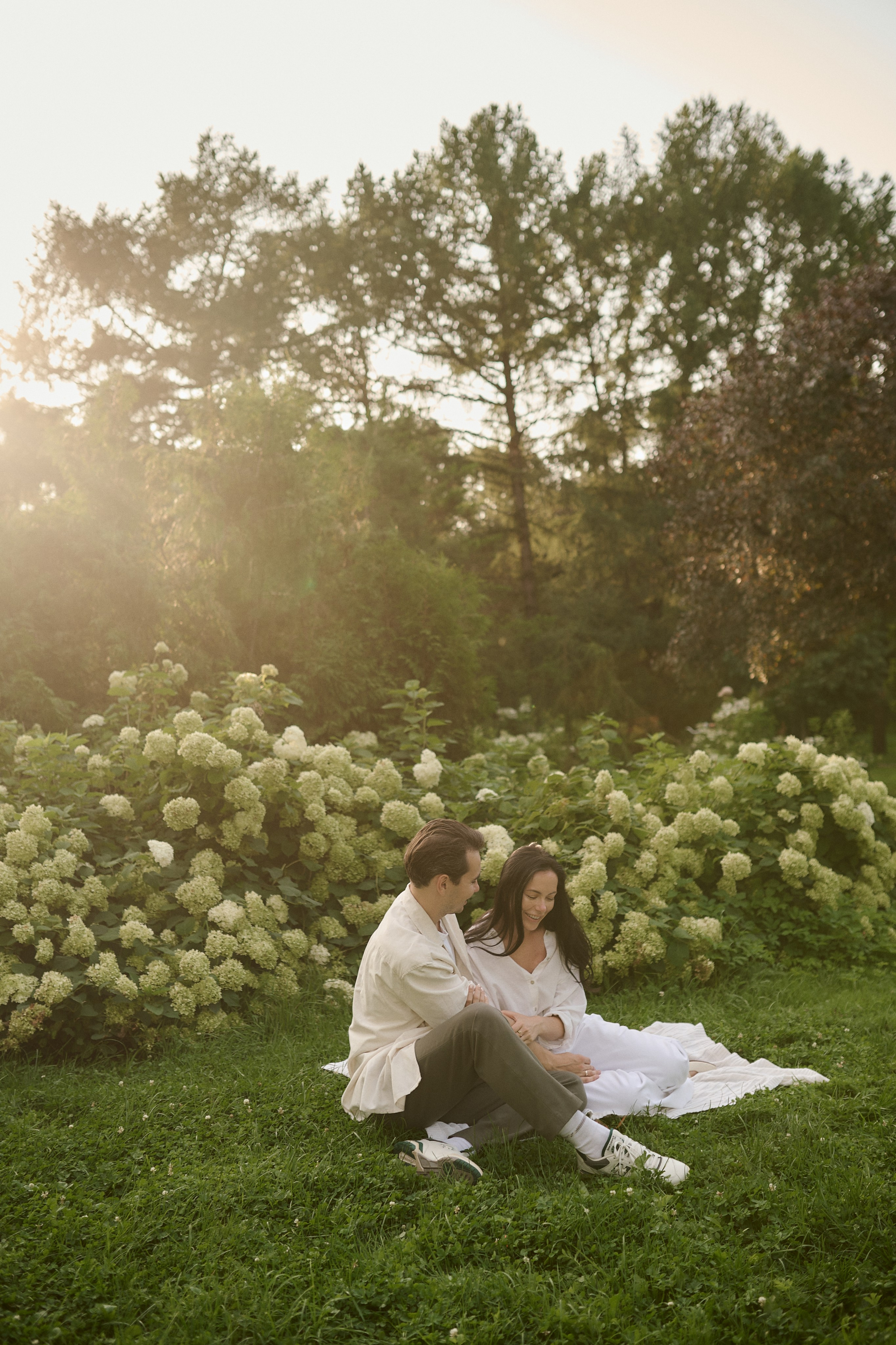 Рохус, Юля и Оливия в парке Останкино. Семейный и свадебный lifestyle-фотограф в Москве Мария Петрова