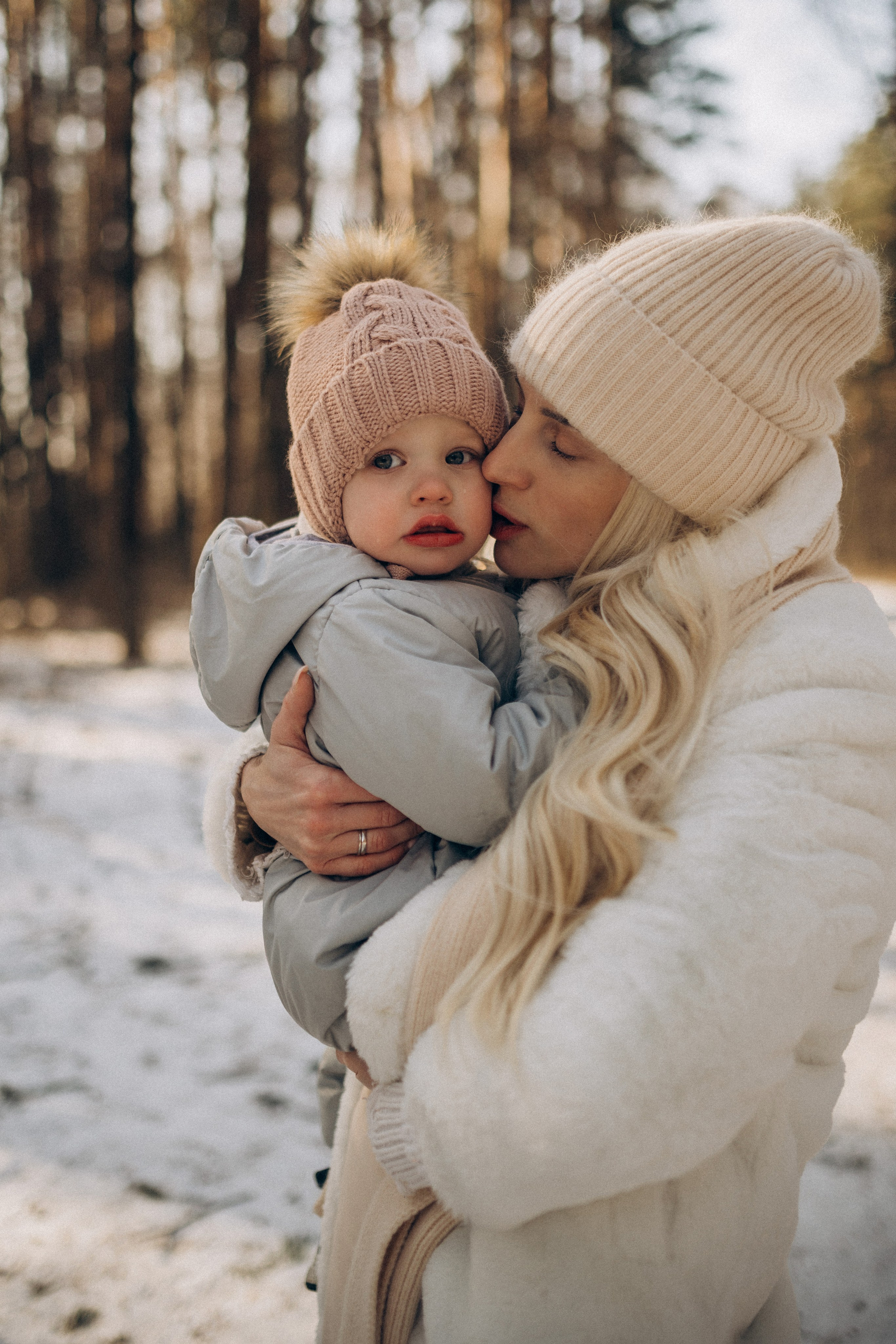 Зимняя фотосессия в лесу. Семейный фотограф в Домодедово и Москве Елена Пичугина