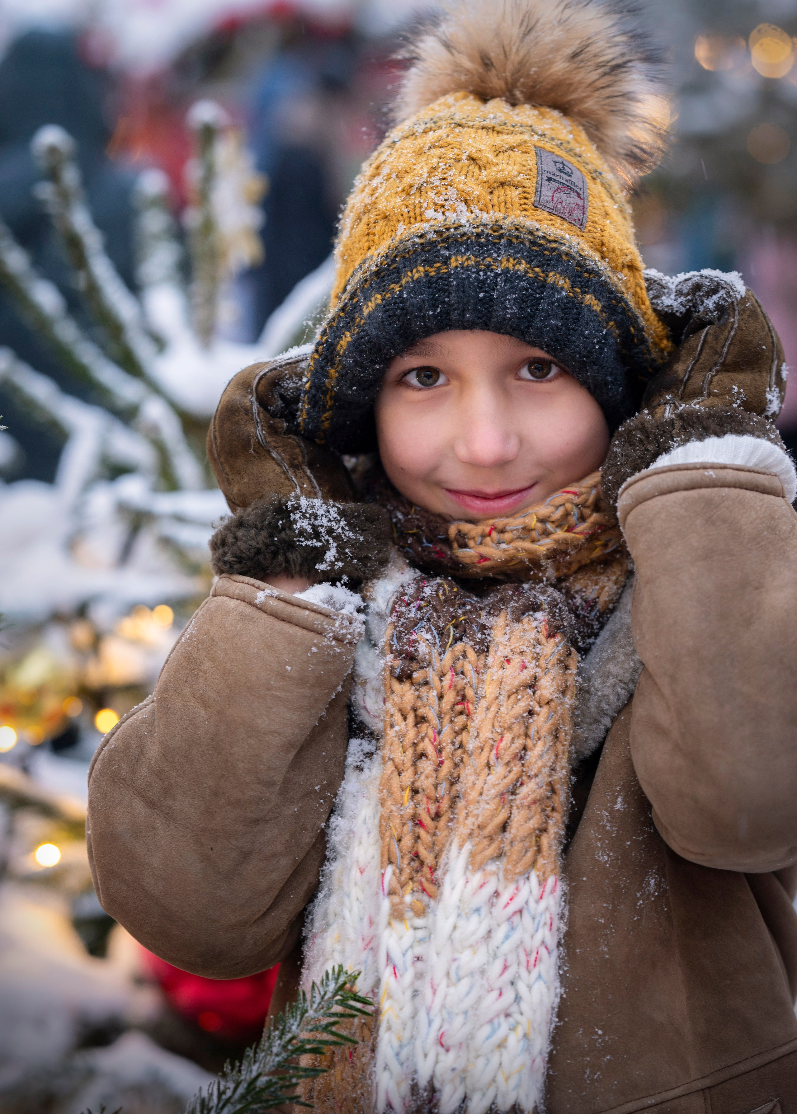 Новогодняя прогулка по Москве. Детский и семейный фотограф